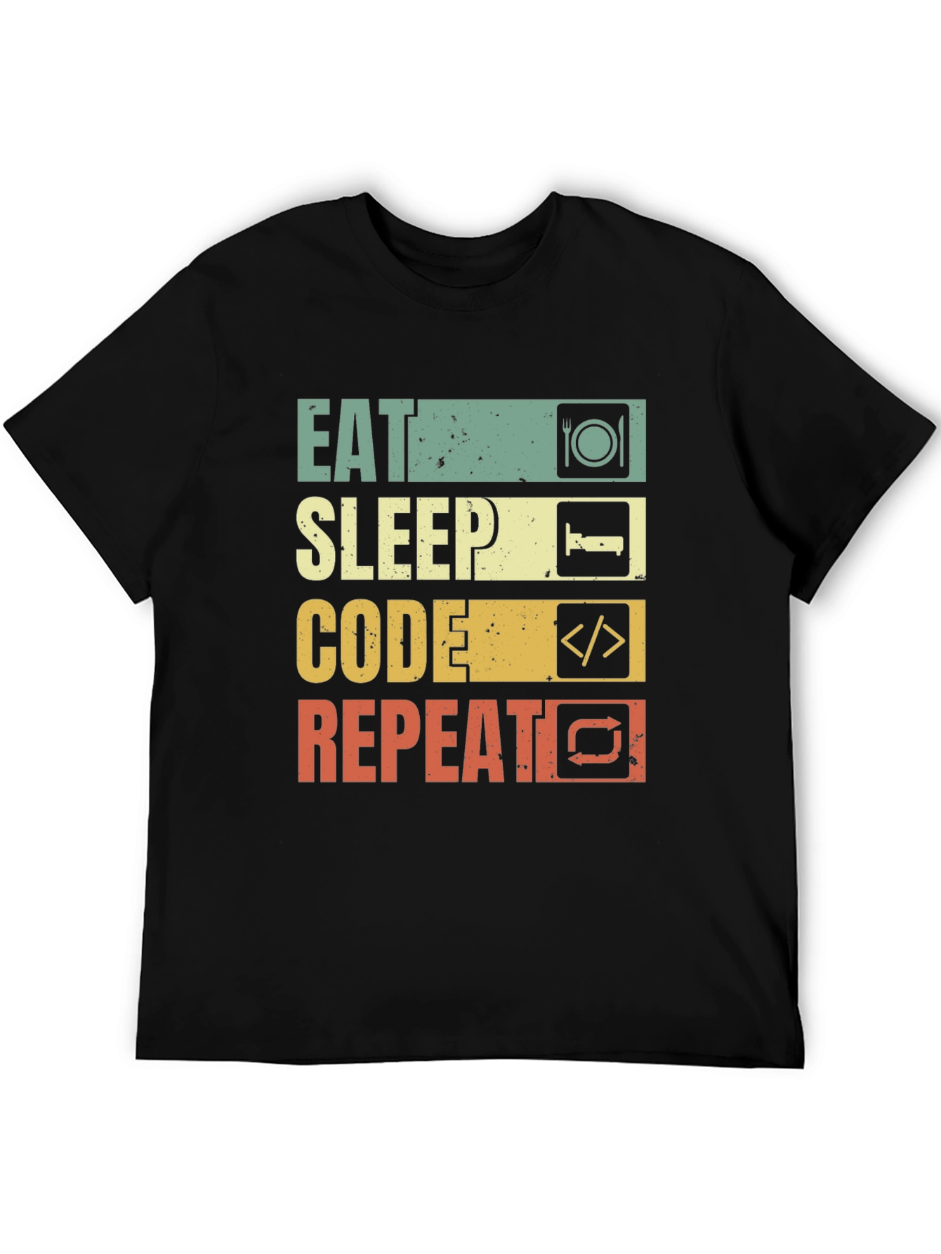 Eat Sleep Code Repeat T-Shirt - Programmer Gift