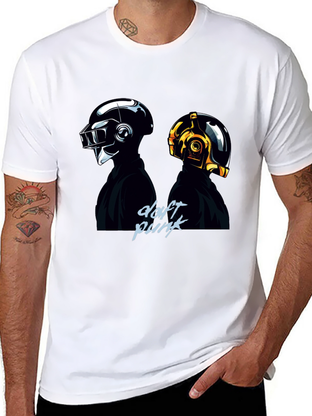 Daft Punk Graphic Black T-Shirt