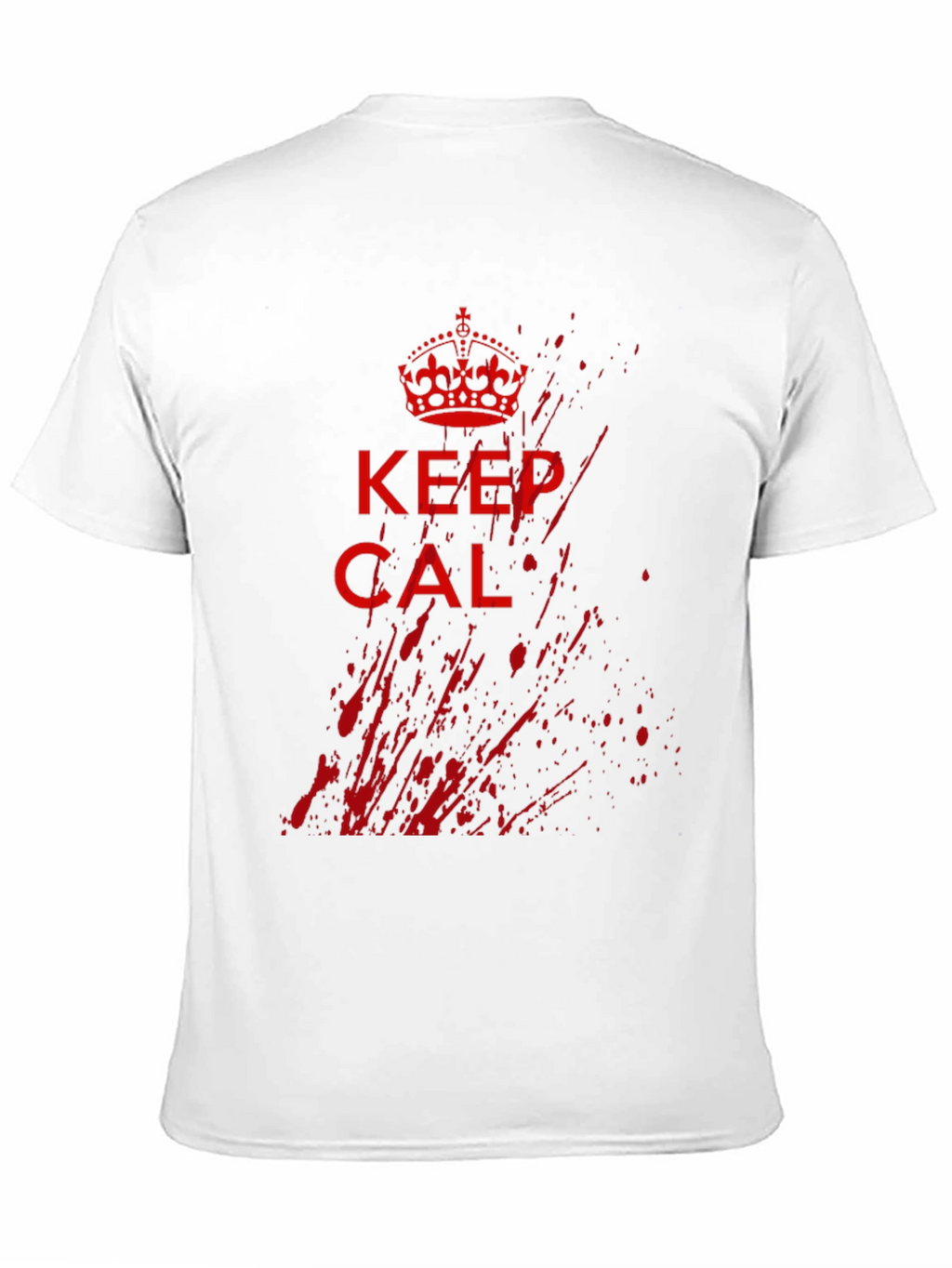 Keep Calm Grunge Graphic Tee - Black