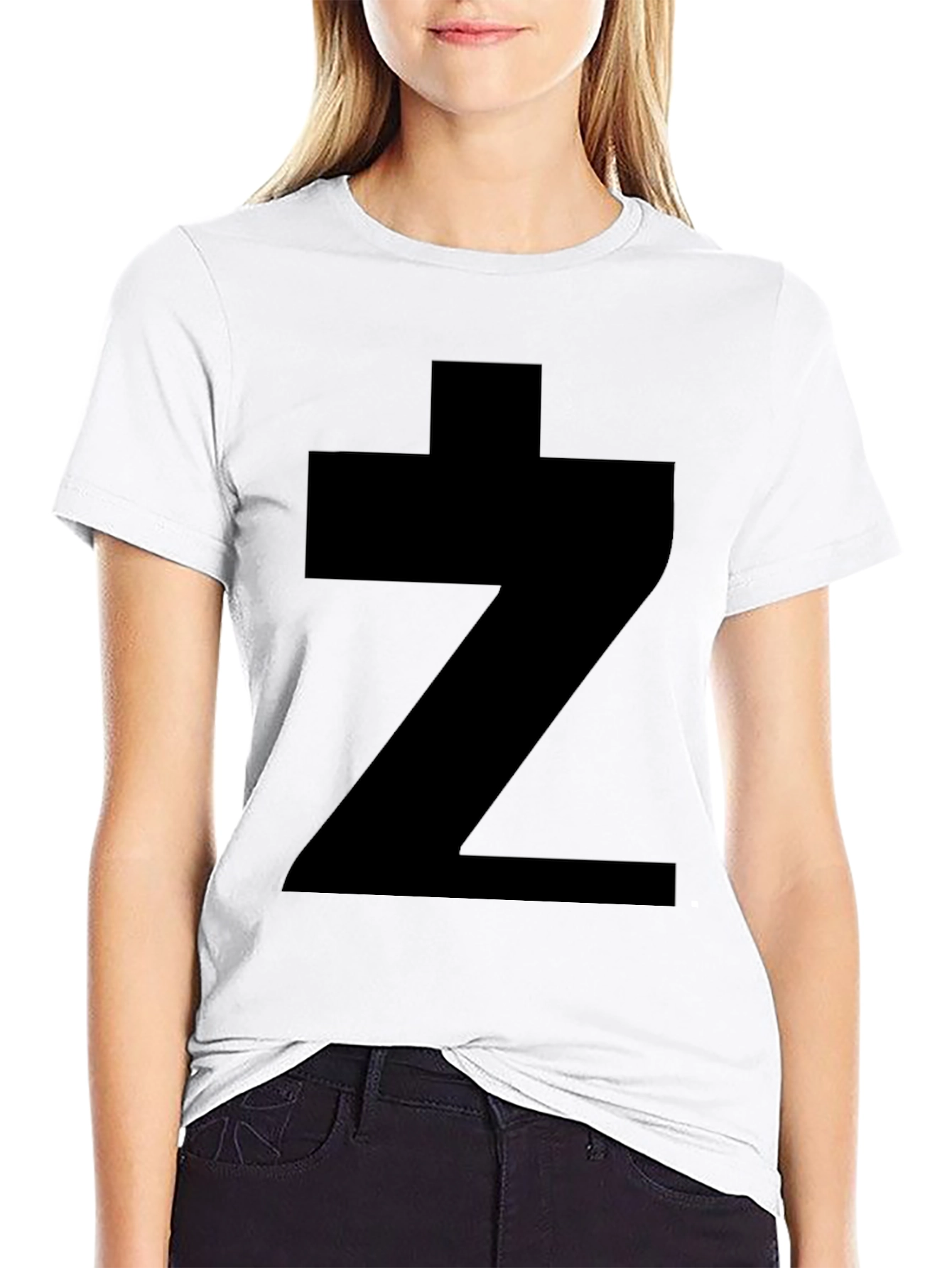 Bold Symbol Graphic Tee - Black Cotton Casual Shirt