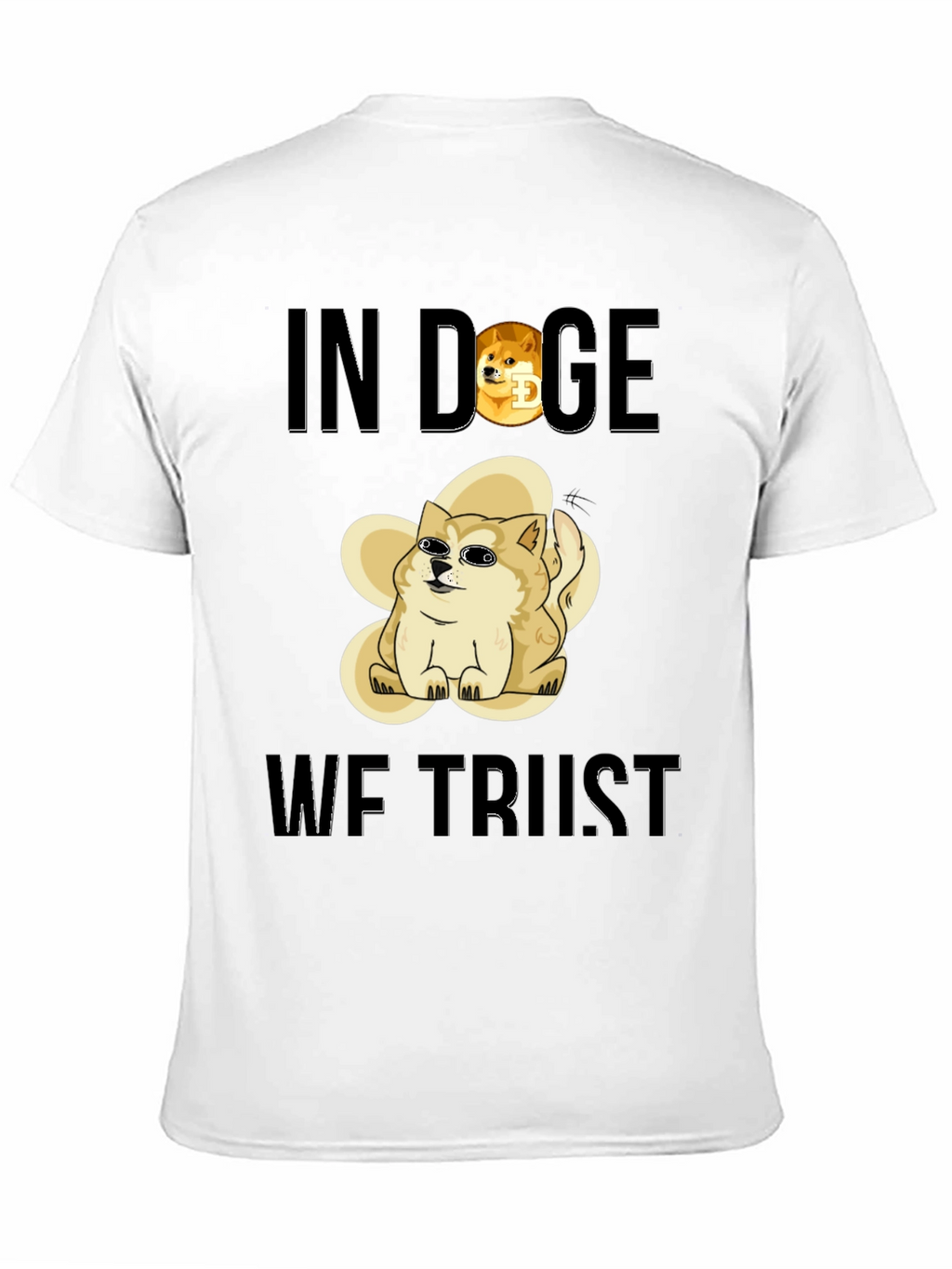 In Doge We Trust Black T-Shirt