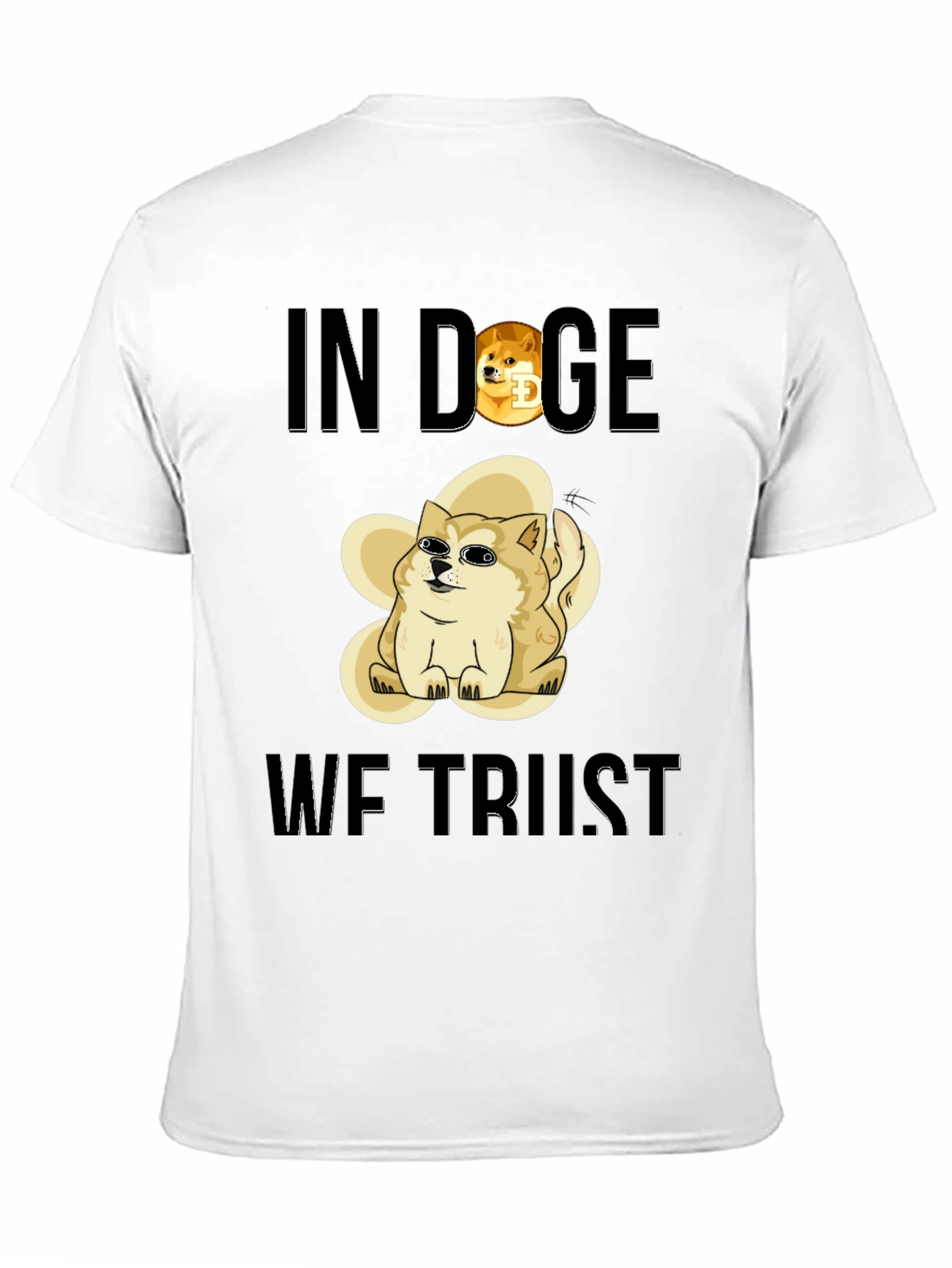 In Doge We Trust Black T-Shirt