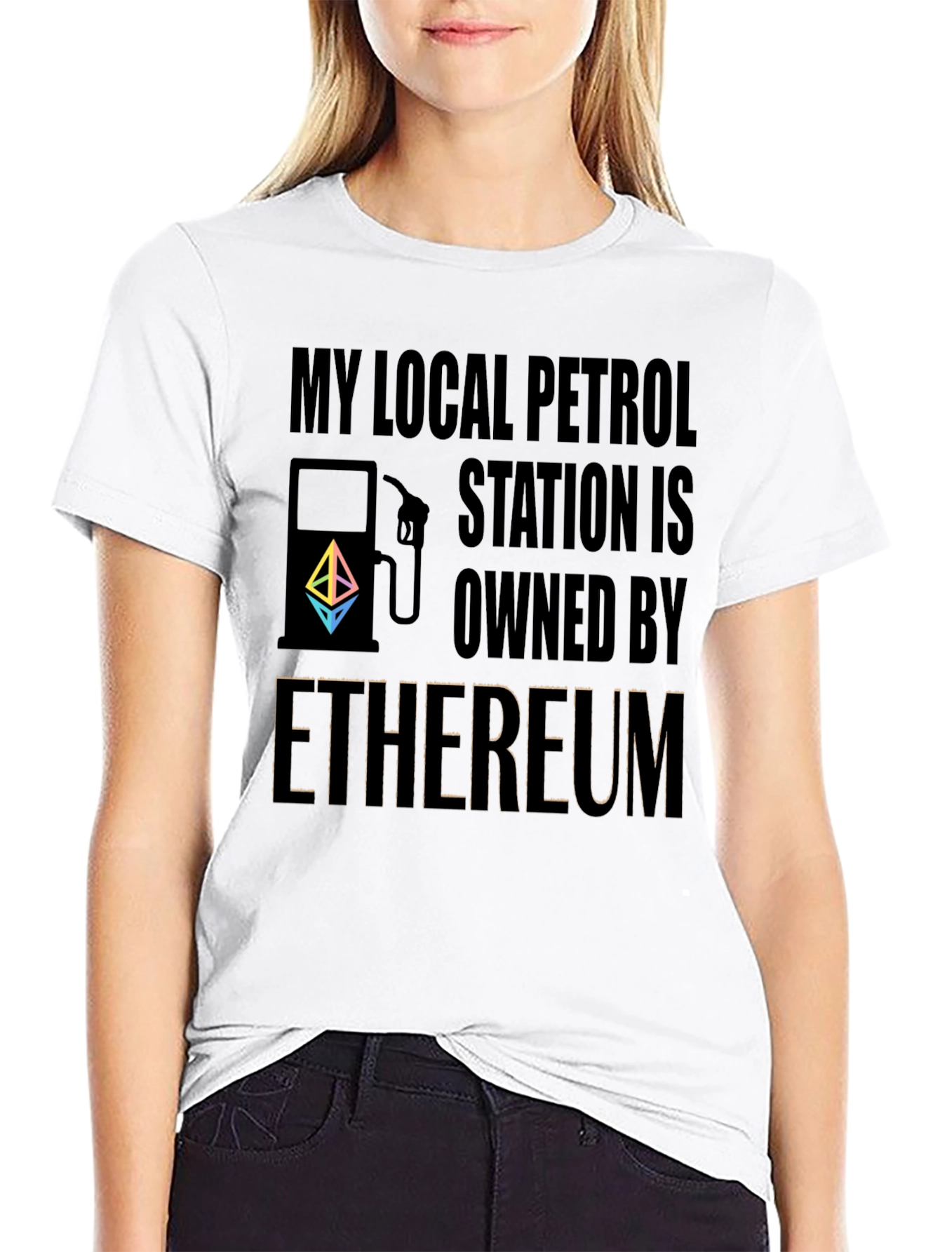 Ethereum Owned Petrol Station T-Shirt