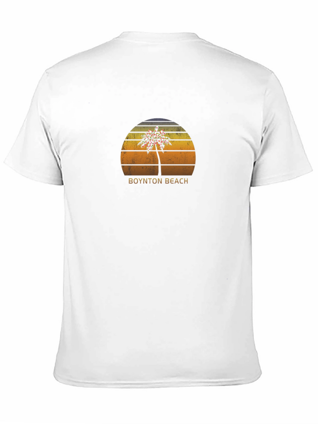 Boynton Beach Palm Tree Sunset Graphic Tee
