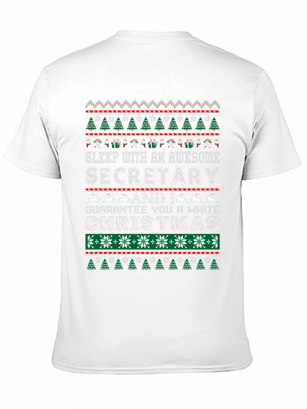 Awesome Secretary Christmas T-Shirt