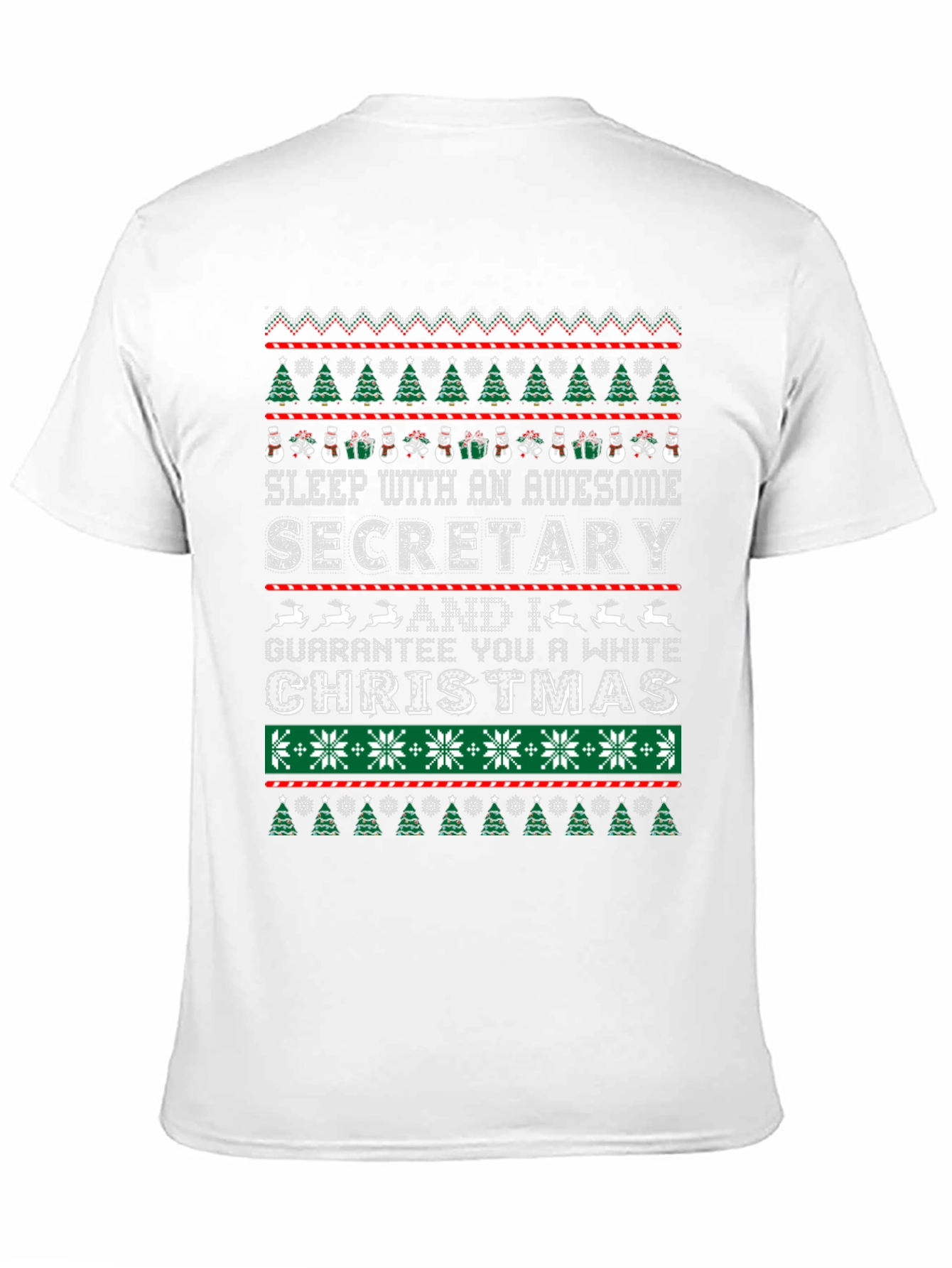 Awesome Secretary Christmas T-Shirt
