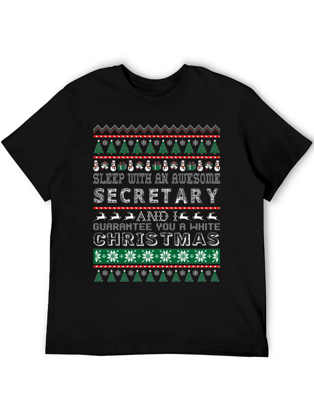 Awesome Secretary Christmas T-Shirt