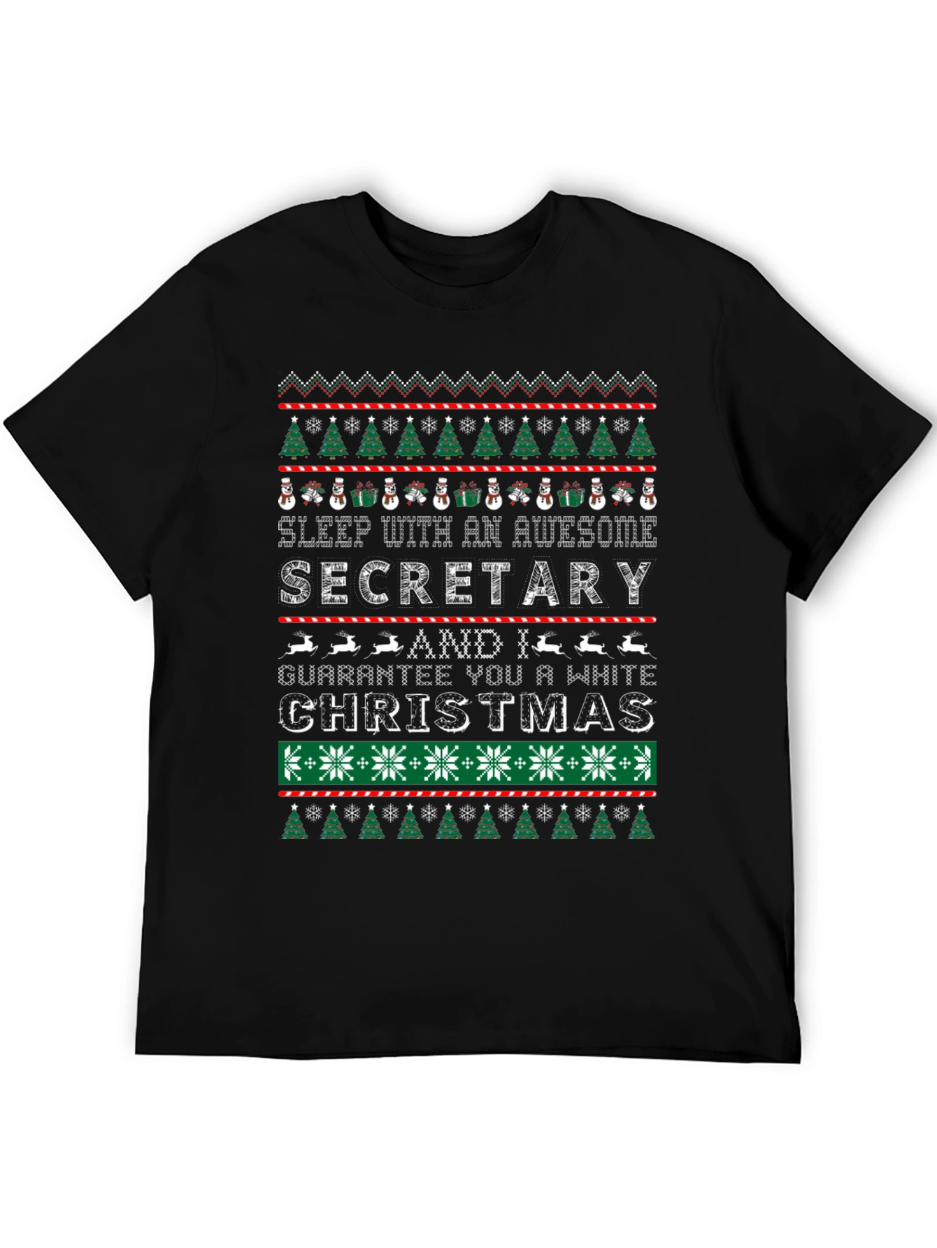 Awesome Secretary Christmas T-Shirt