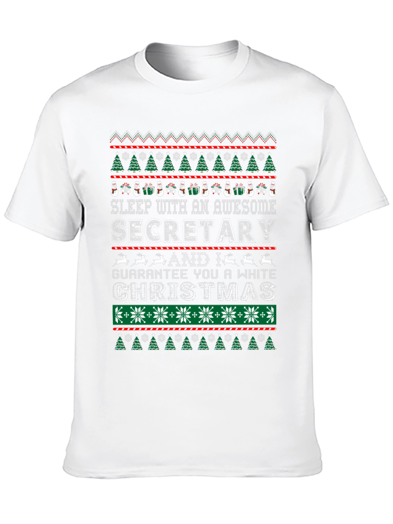 Awesome Secretary Christmas T-Shirt