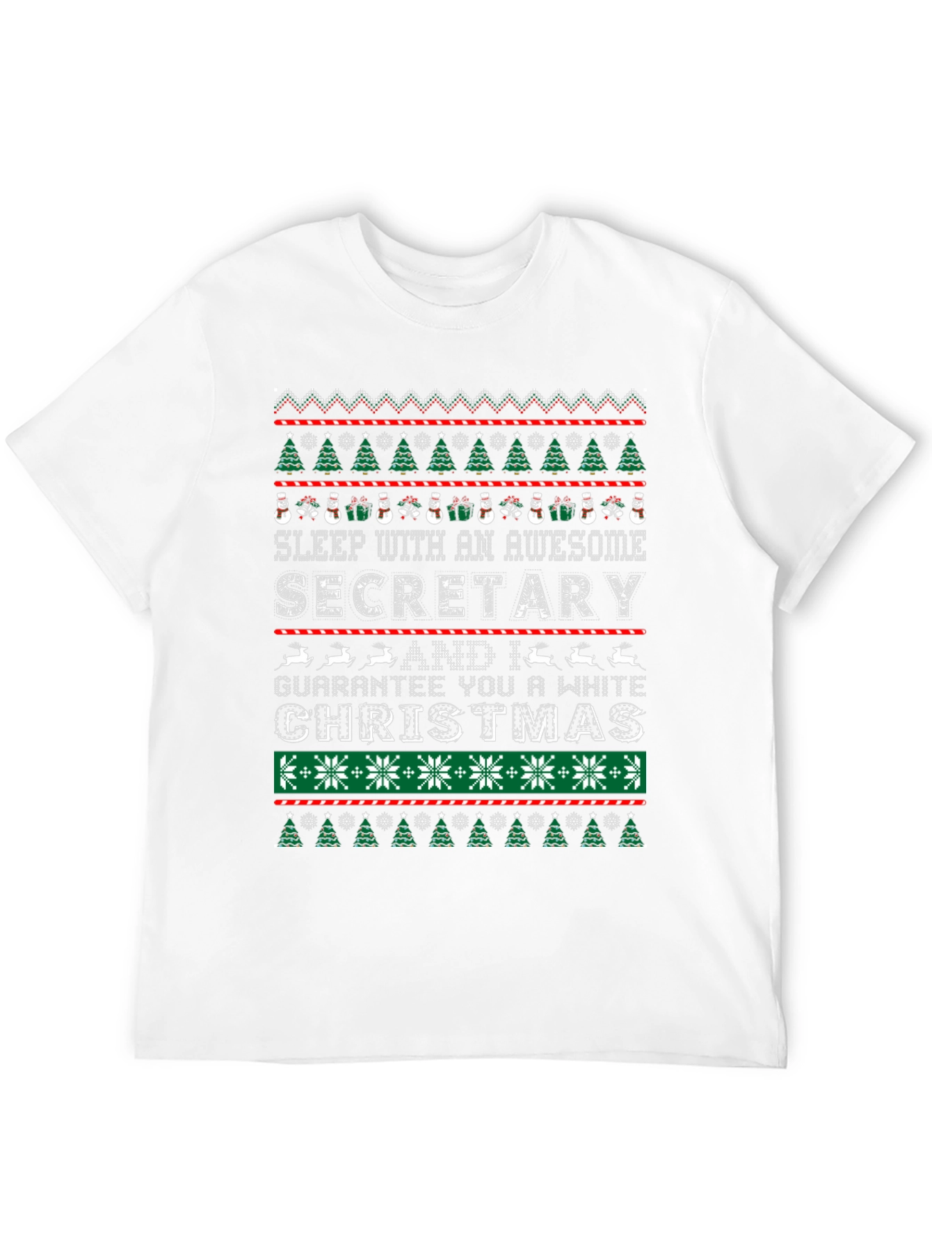 Awesome Secretary Christmas T-Shirt