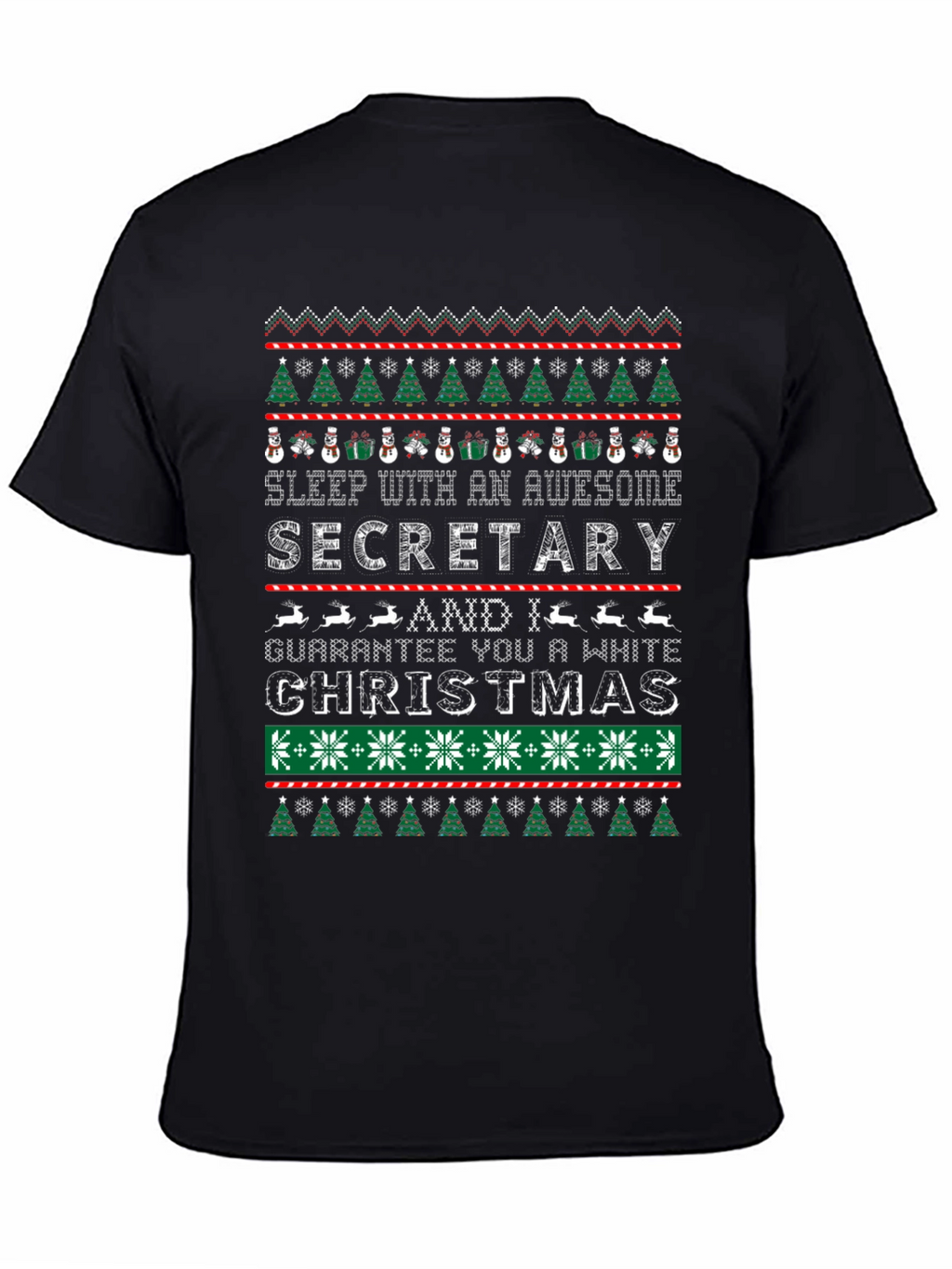 Awesome Secretary Christmas T-Shirt