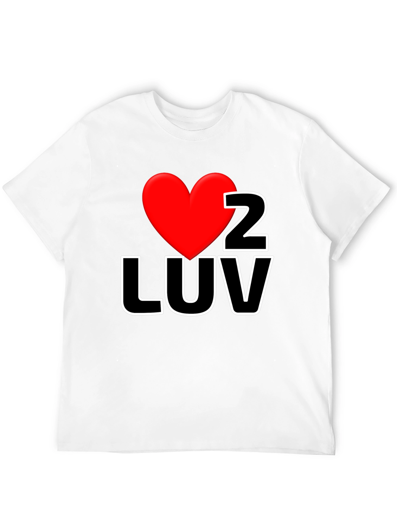 I Heart 2 LUV Graphic Tee