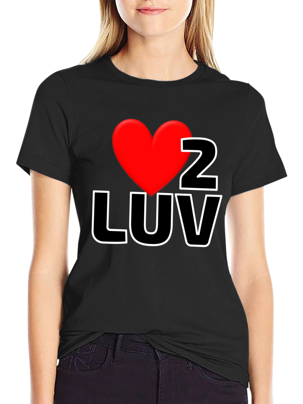 I Heart 2 LUV Graphic Tee