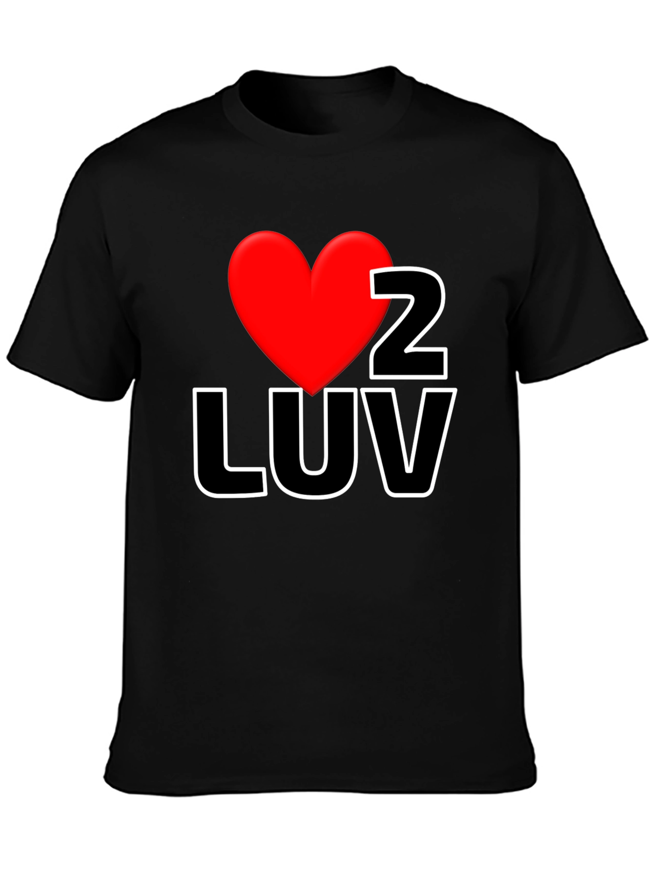 I Heart 2 LUV Graphic Tee