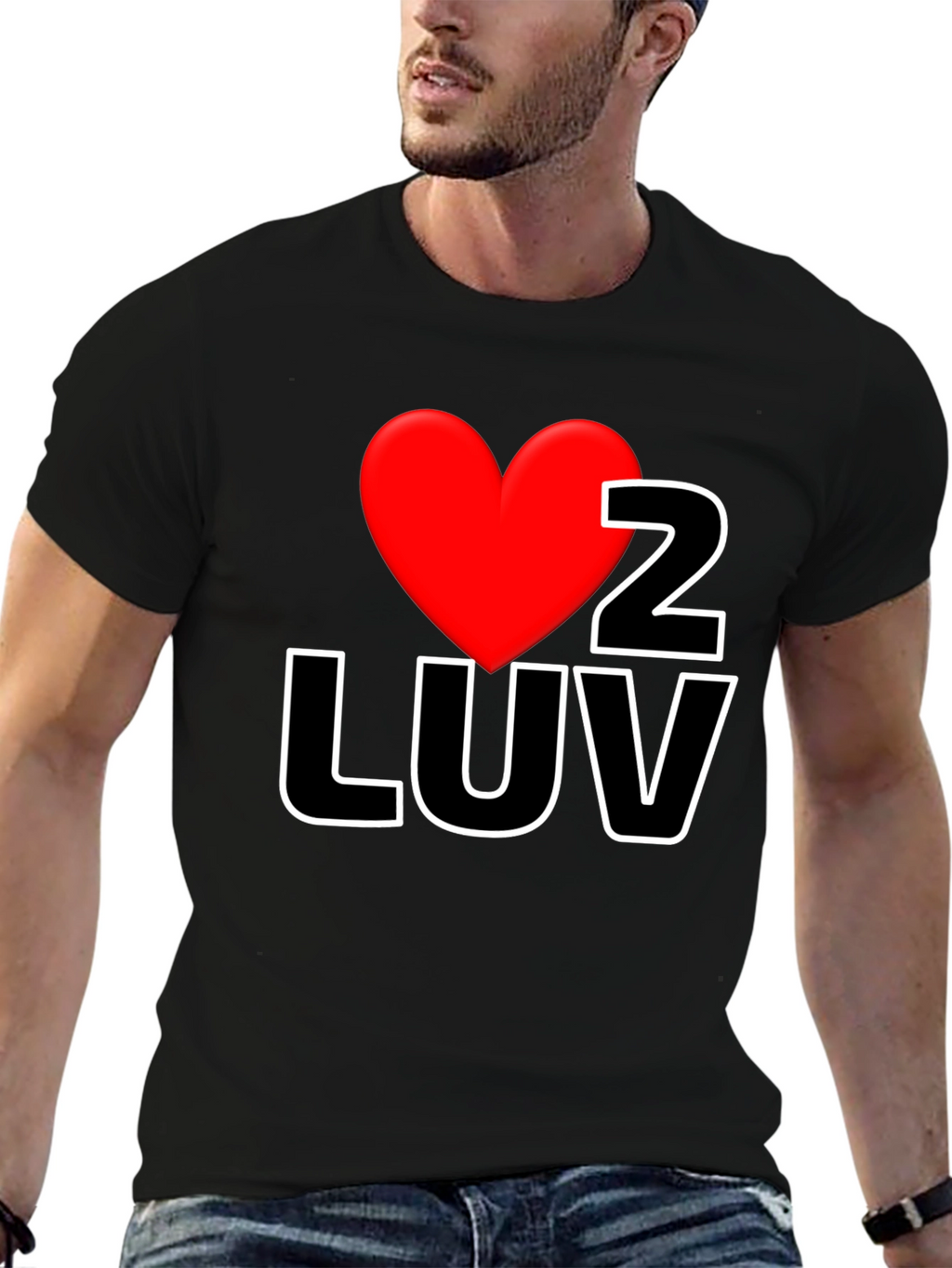 I Heart 2 LUV Graphic Tee