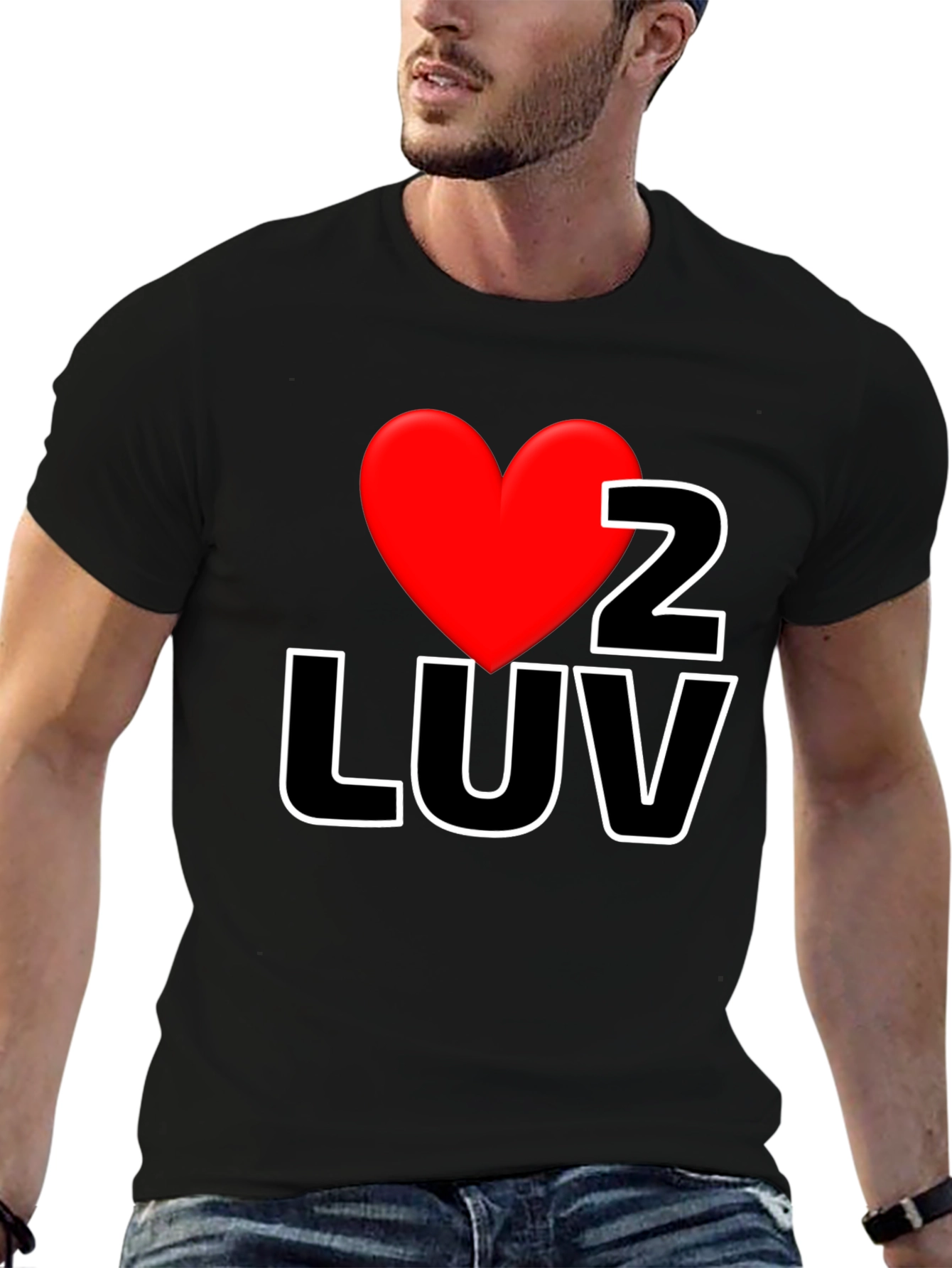 I Heart 2 LUV Graphic Tee