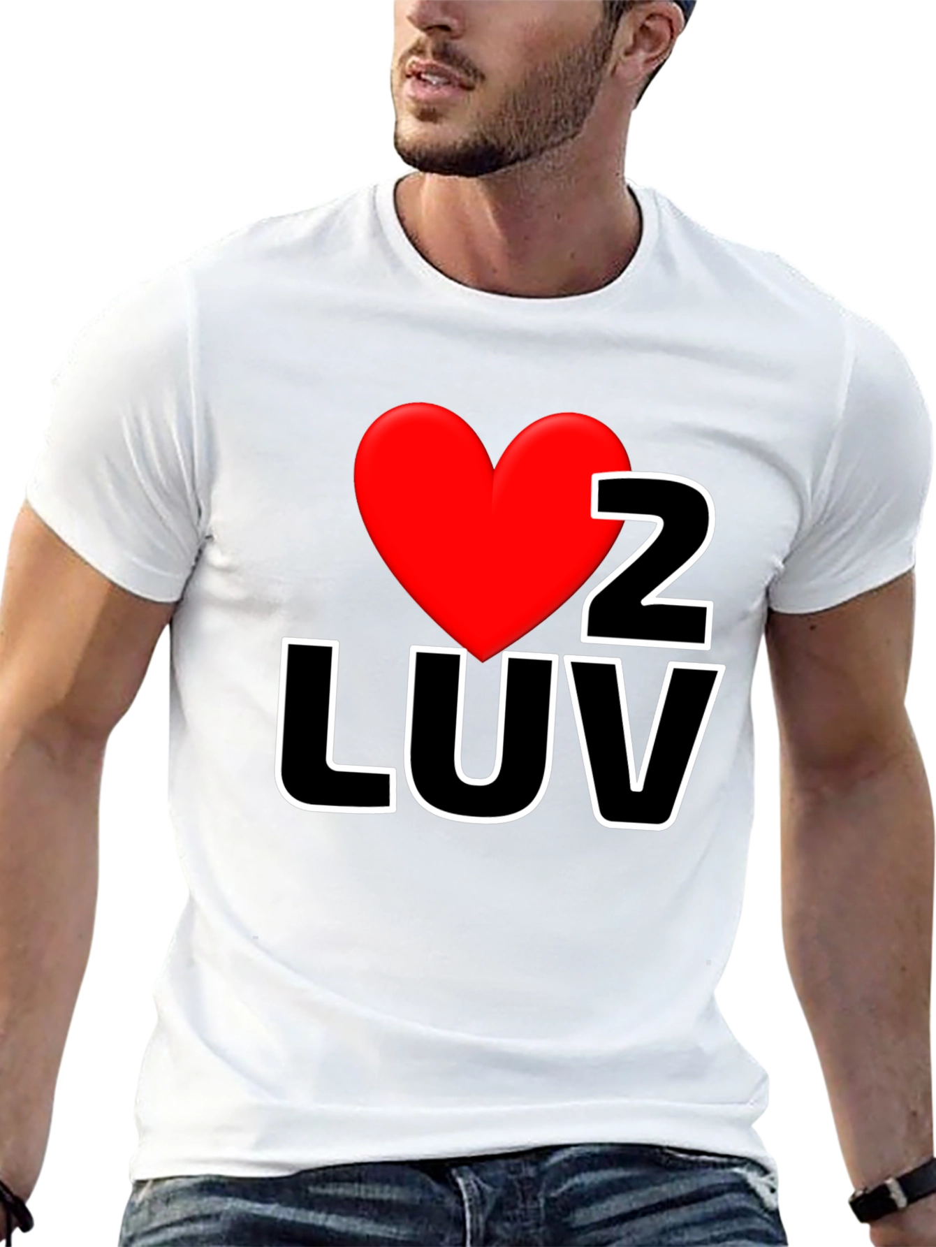 I Heart 2 LUV Graphic Tee