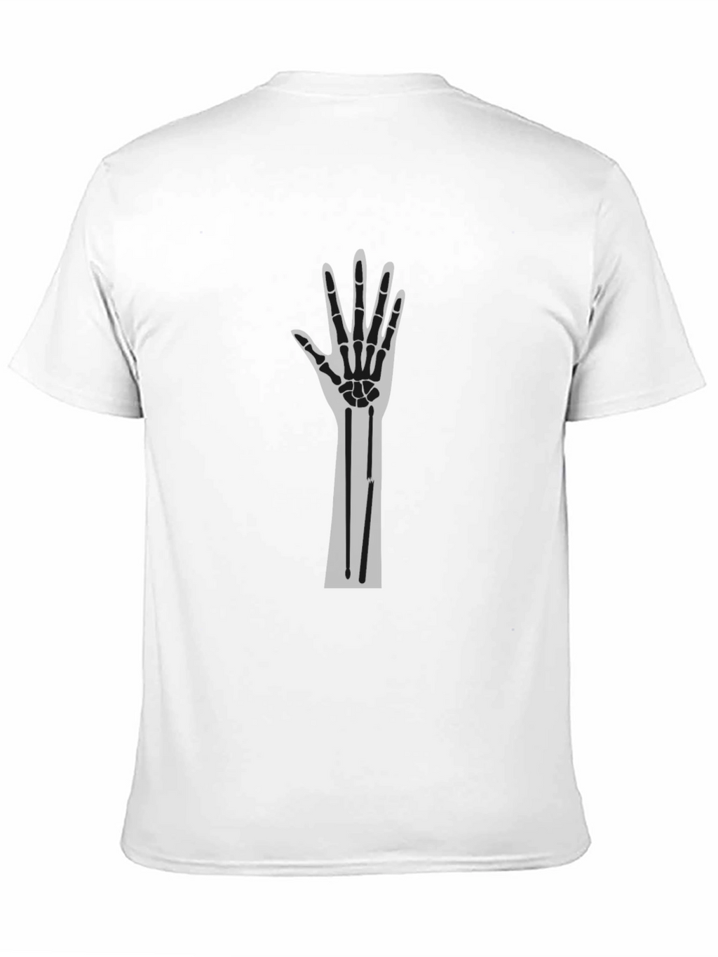 Mens Basic Black Crew Neck T-Shirt