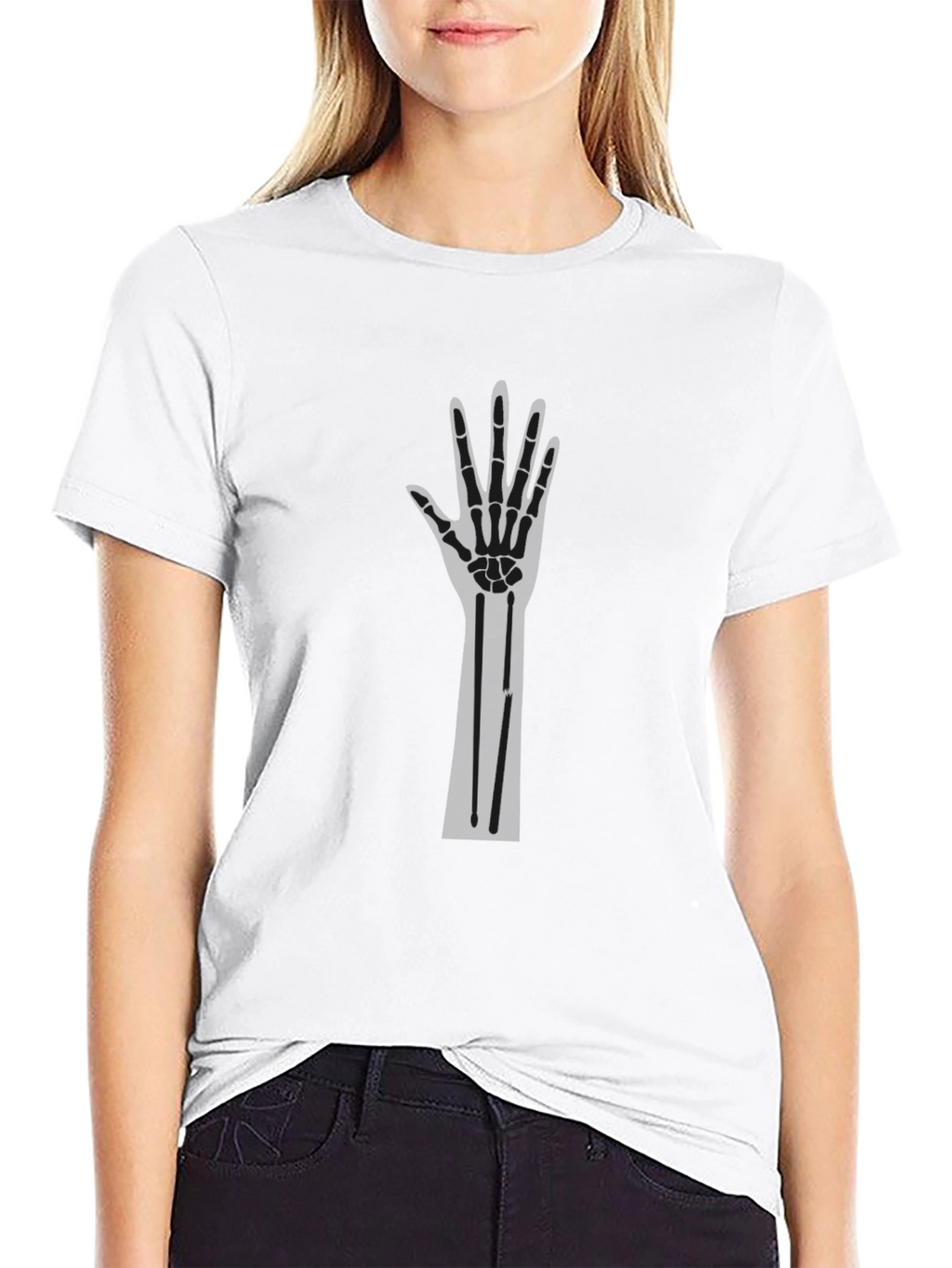 Mens Basic Black Crew Neck T-Shirt