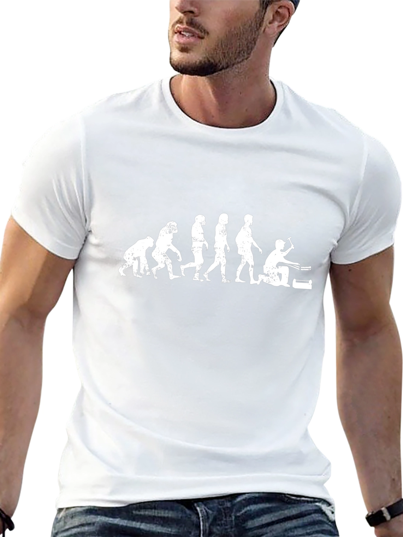 Evolution of Woodworking T-Shirt