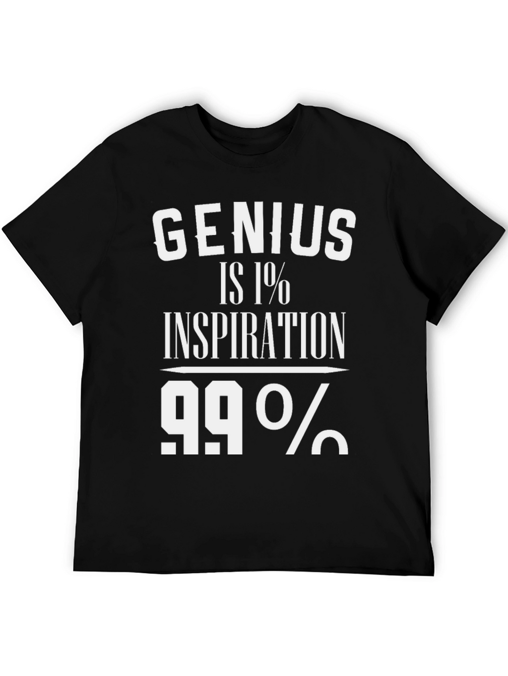 Genius Inspiration T-Shirt - Black Graphic Tee
