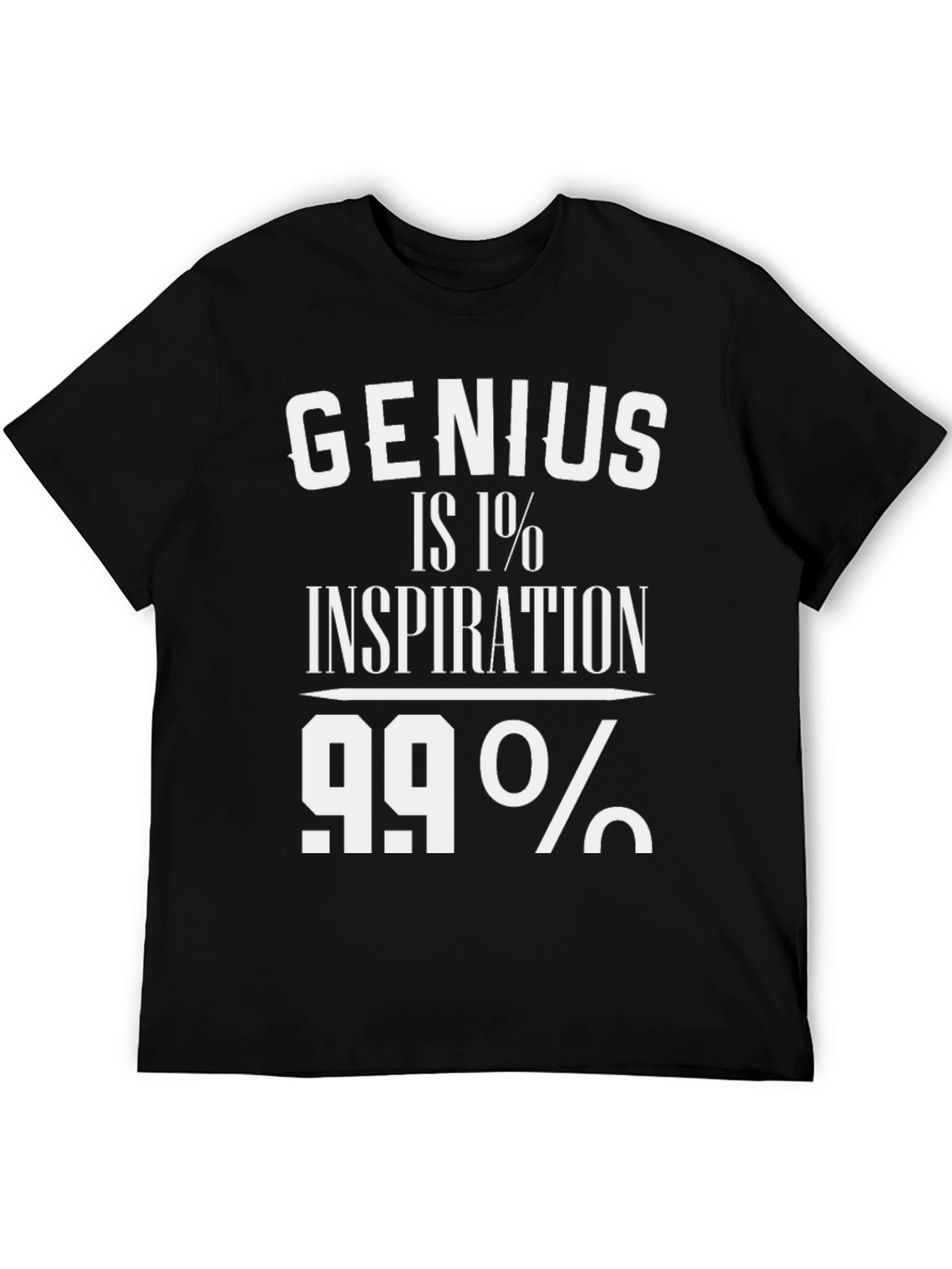 Genius Inspiration T-Shirt - Black Graphic Tee