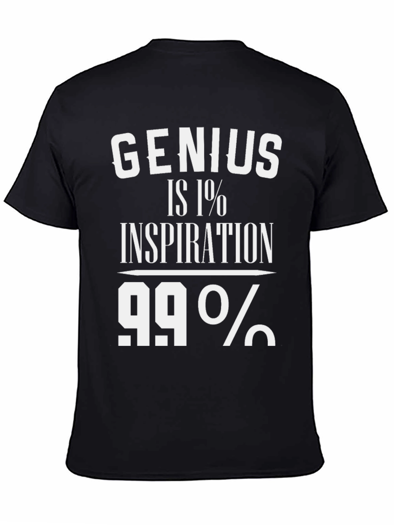 Genius Inspiration T-Shirt - Black Graphic Tee