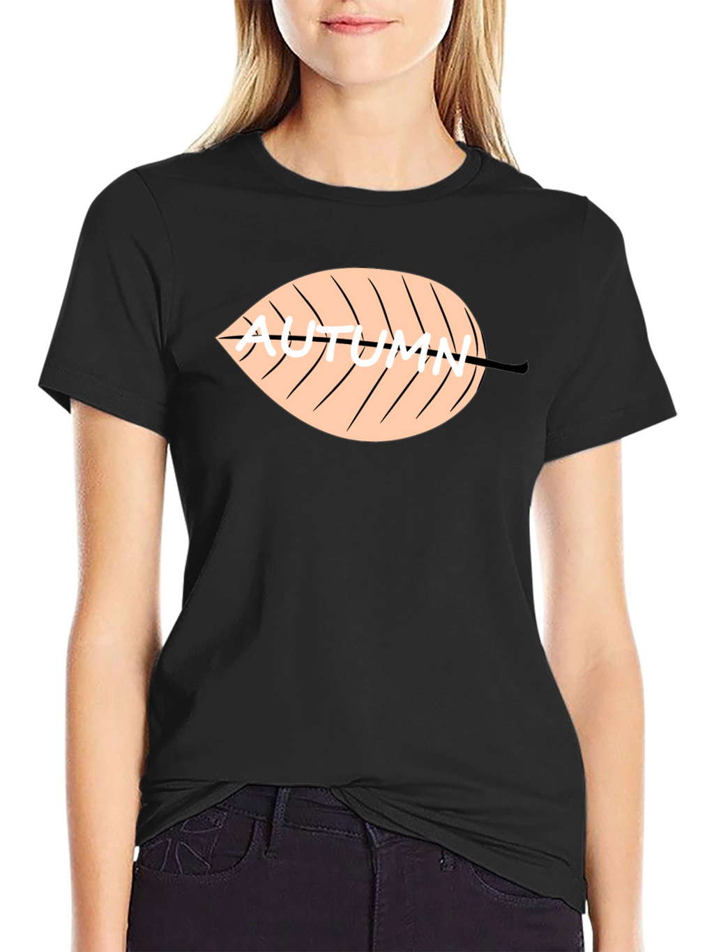 Autumn Leaf Graphic Tee - Stylish Fall Season Shirt
