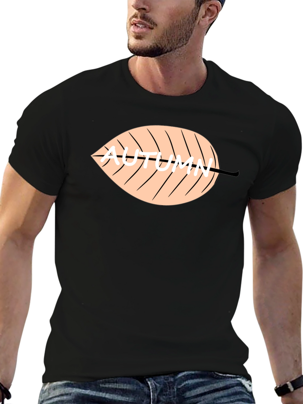 Autumn Leaf Graphic Tee - Stylish Fall Season Shirt