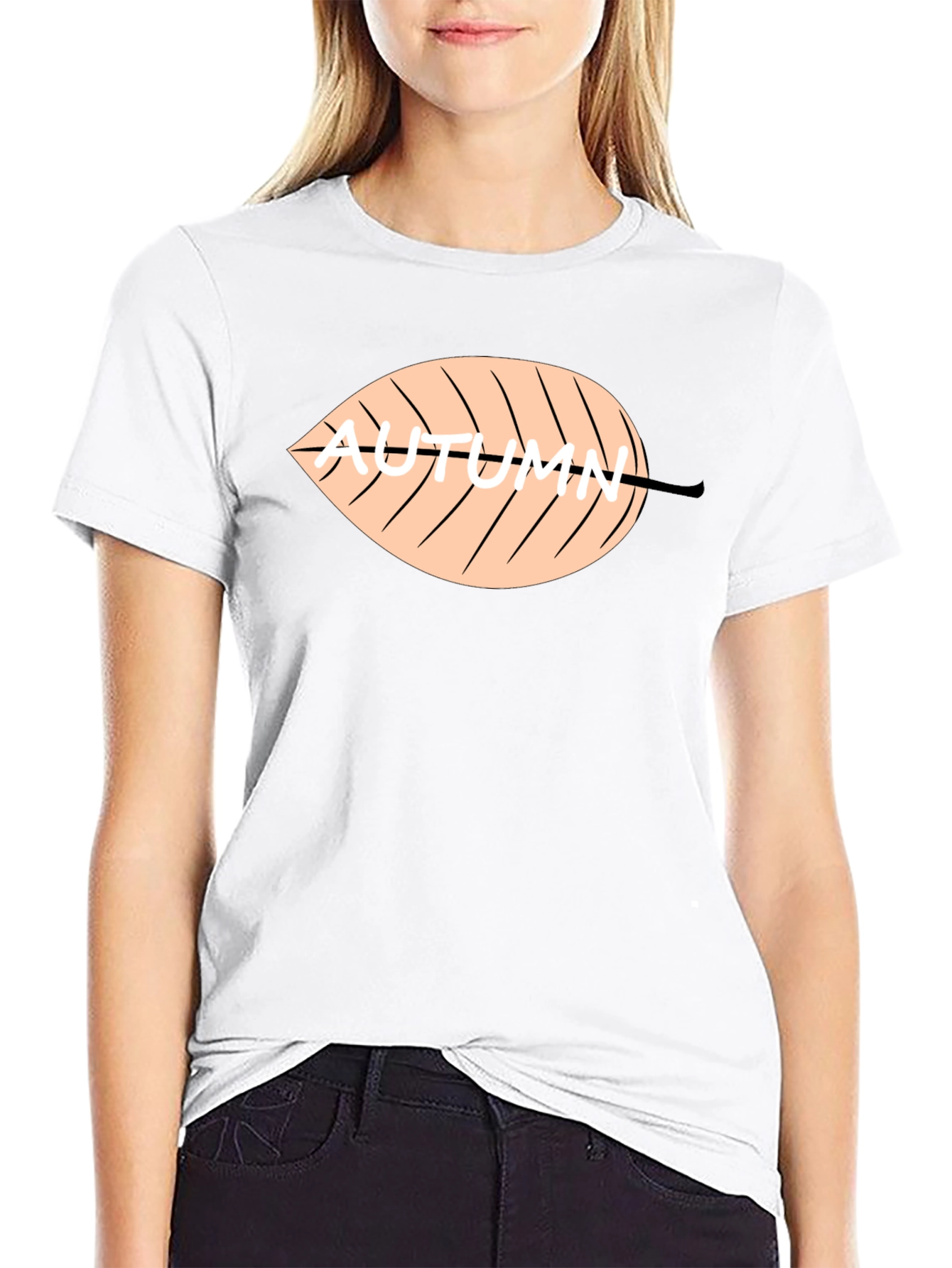Autumn Leaf Graphic Tee - Stylish Fall Season Shirt