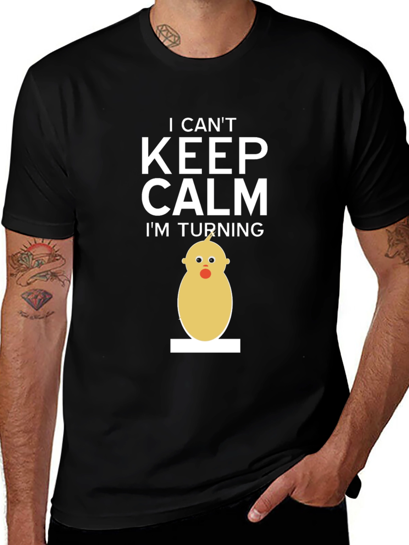 Funny Birthday T-Shirt - I Cant Keep Calm