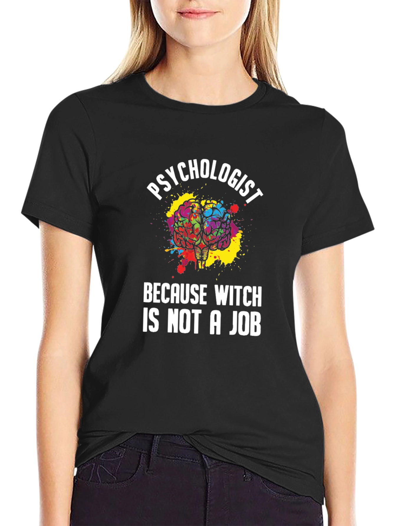 Psychologist T-Shirt Funny Witch Job Gift