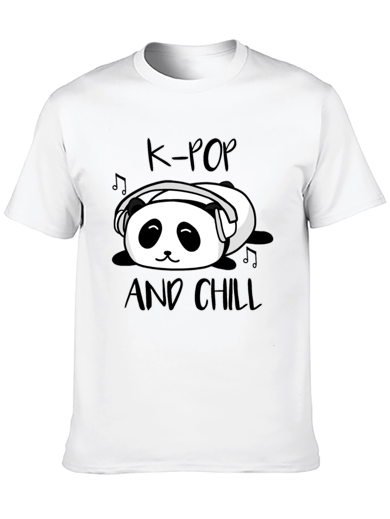 K-Pop and Chill Panda T-Shirt