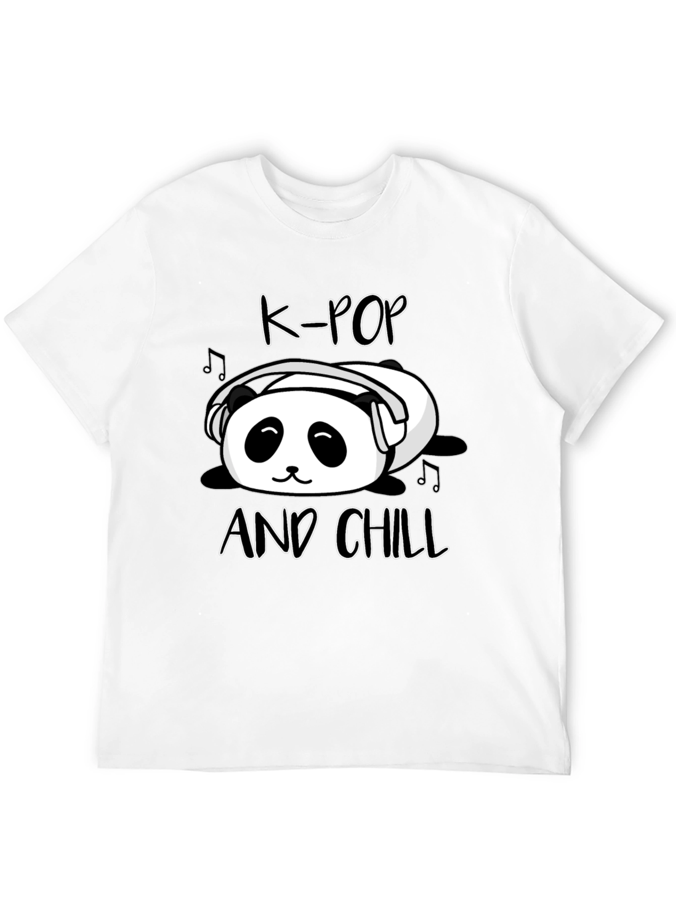 K-Pop and Chill Panda T-Shirt