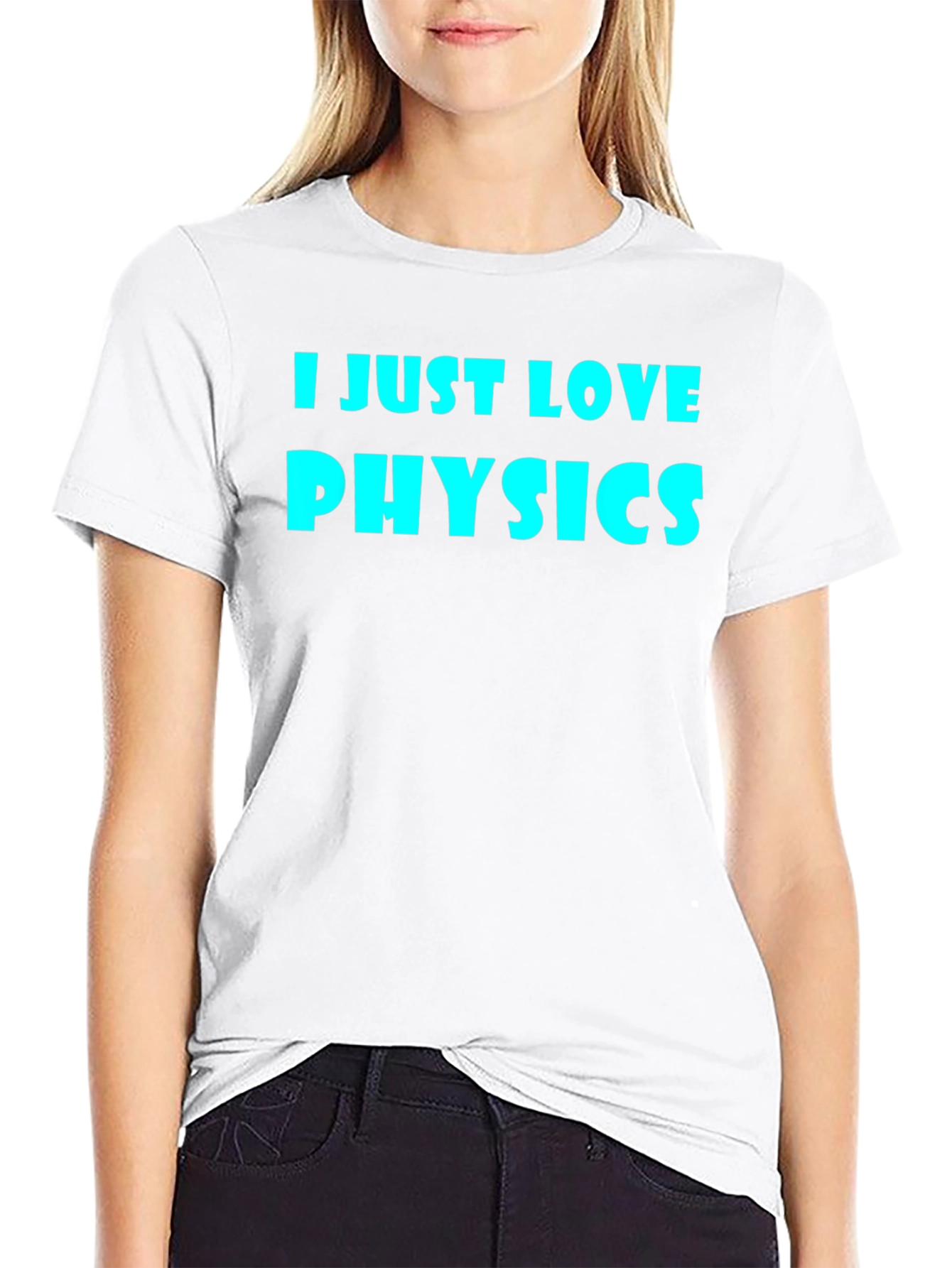 I Just Love Physics Black T-Shirt