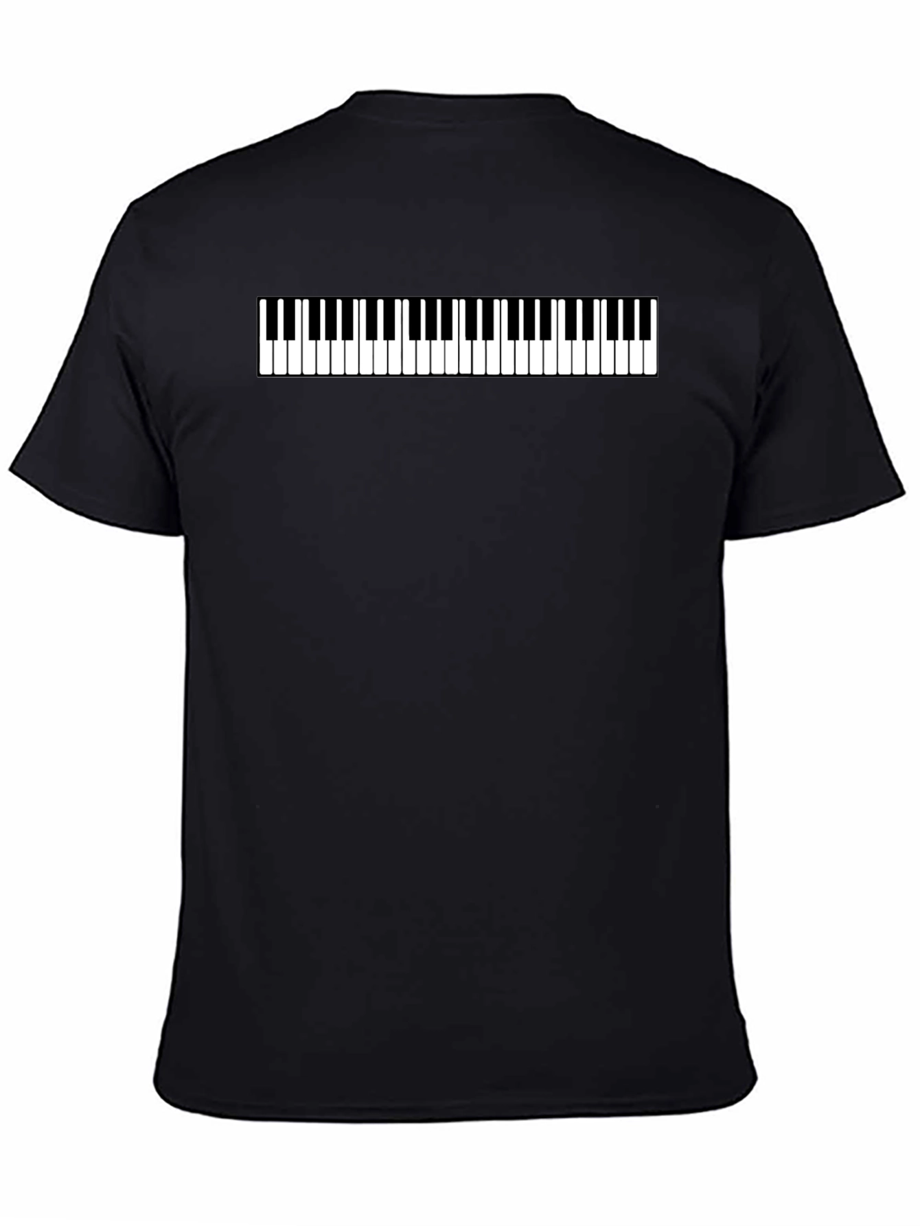 Piano Keys Graphic Tee - Musical Style