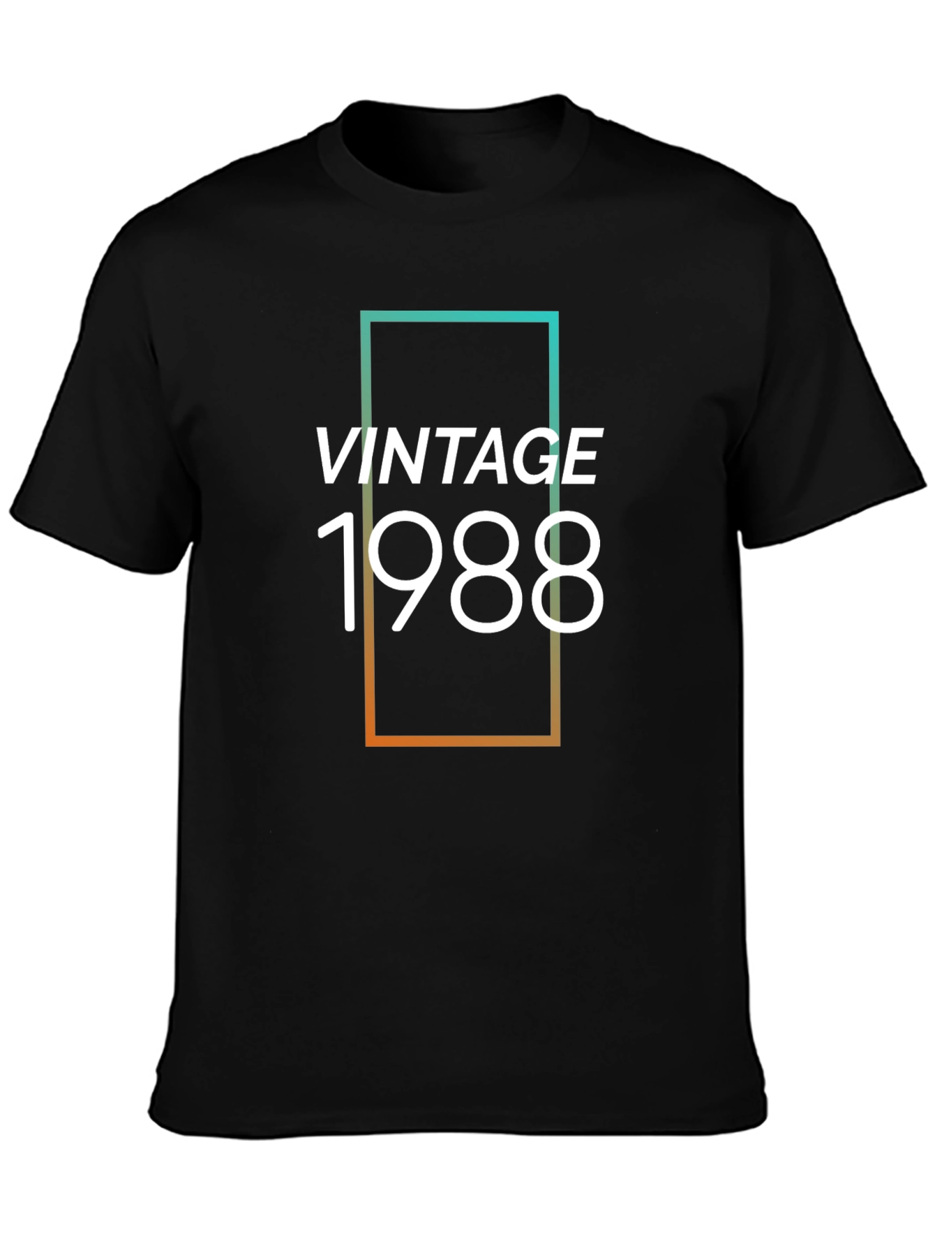 Vintage 1988 Graphic T-Shirt - Black