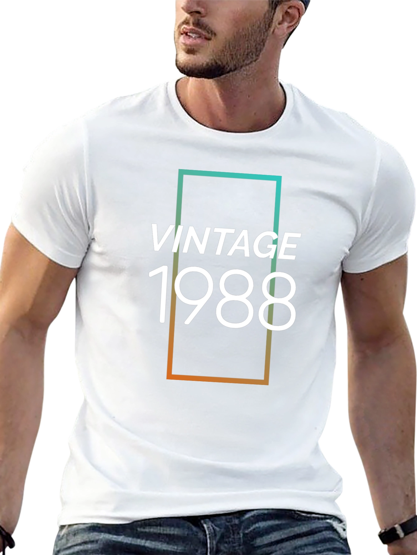 Vintage 1988 Graphic T-Shirt - Black