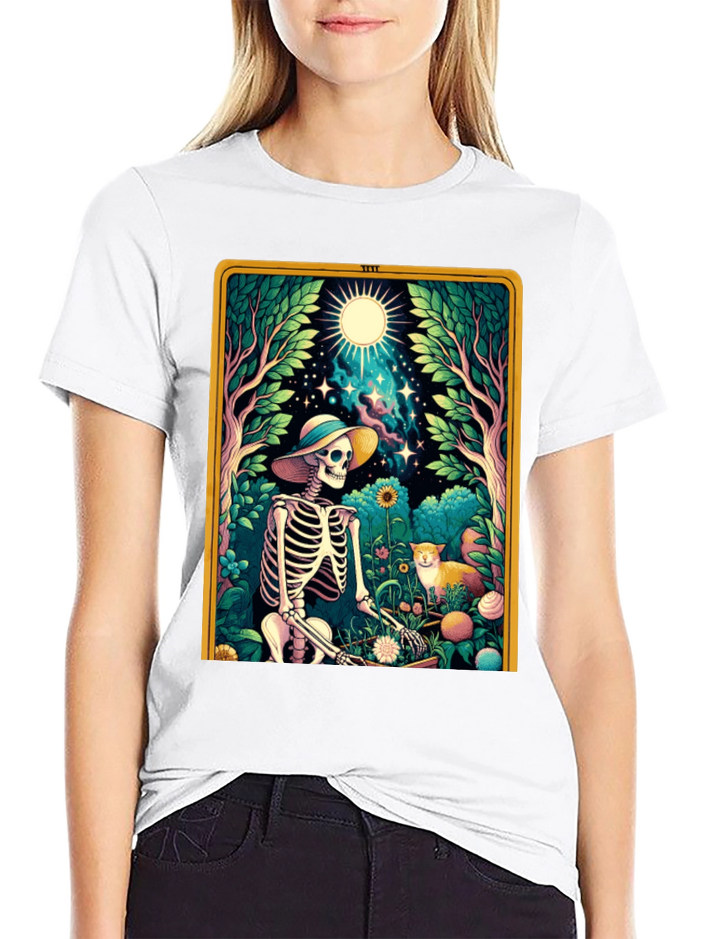 Skeleton Gardener Graphic Tee
