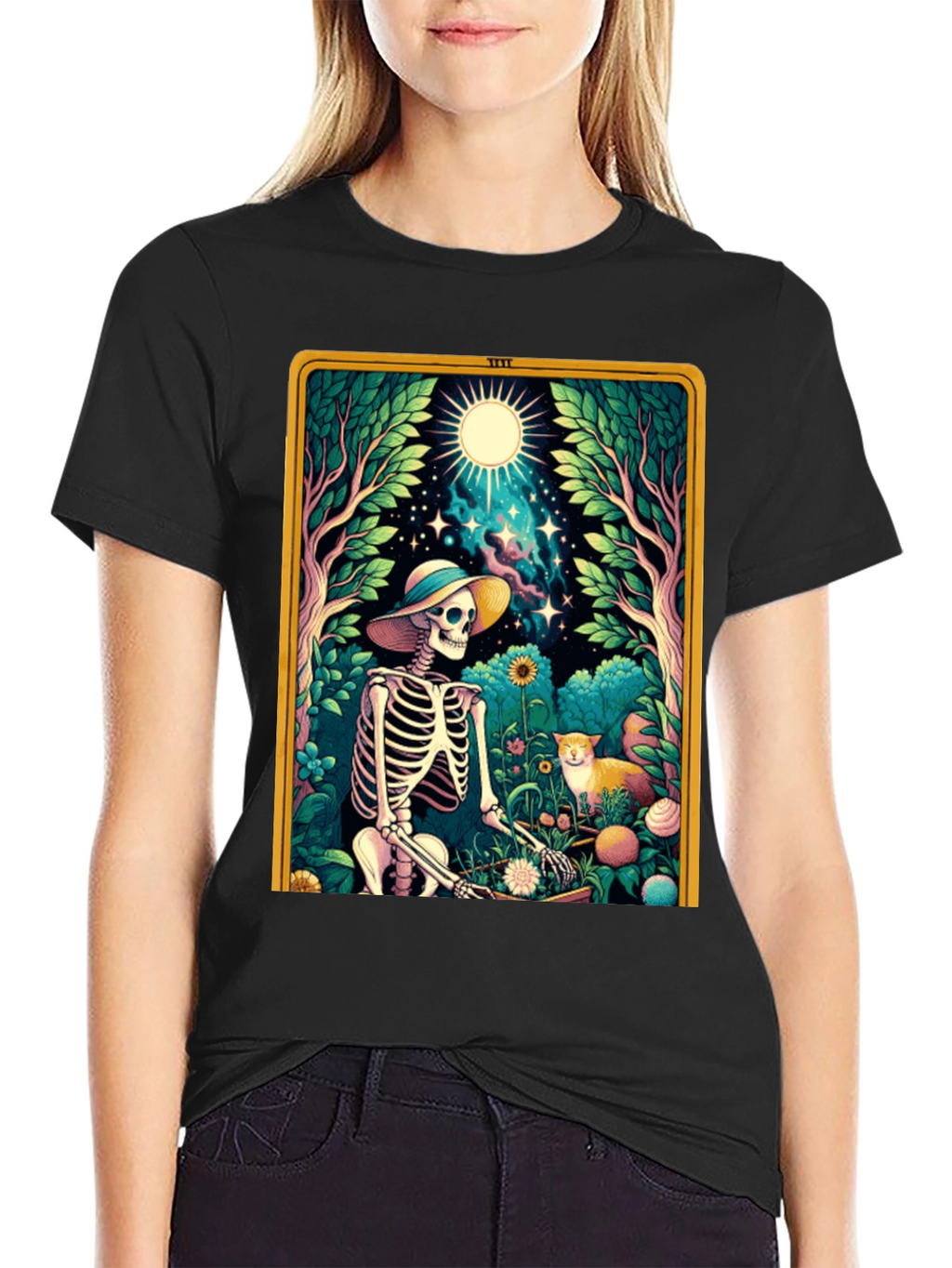 Skeleton Gardener Graphic Tee