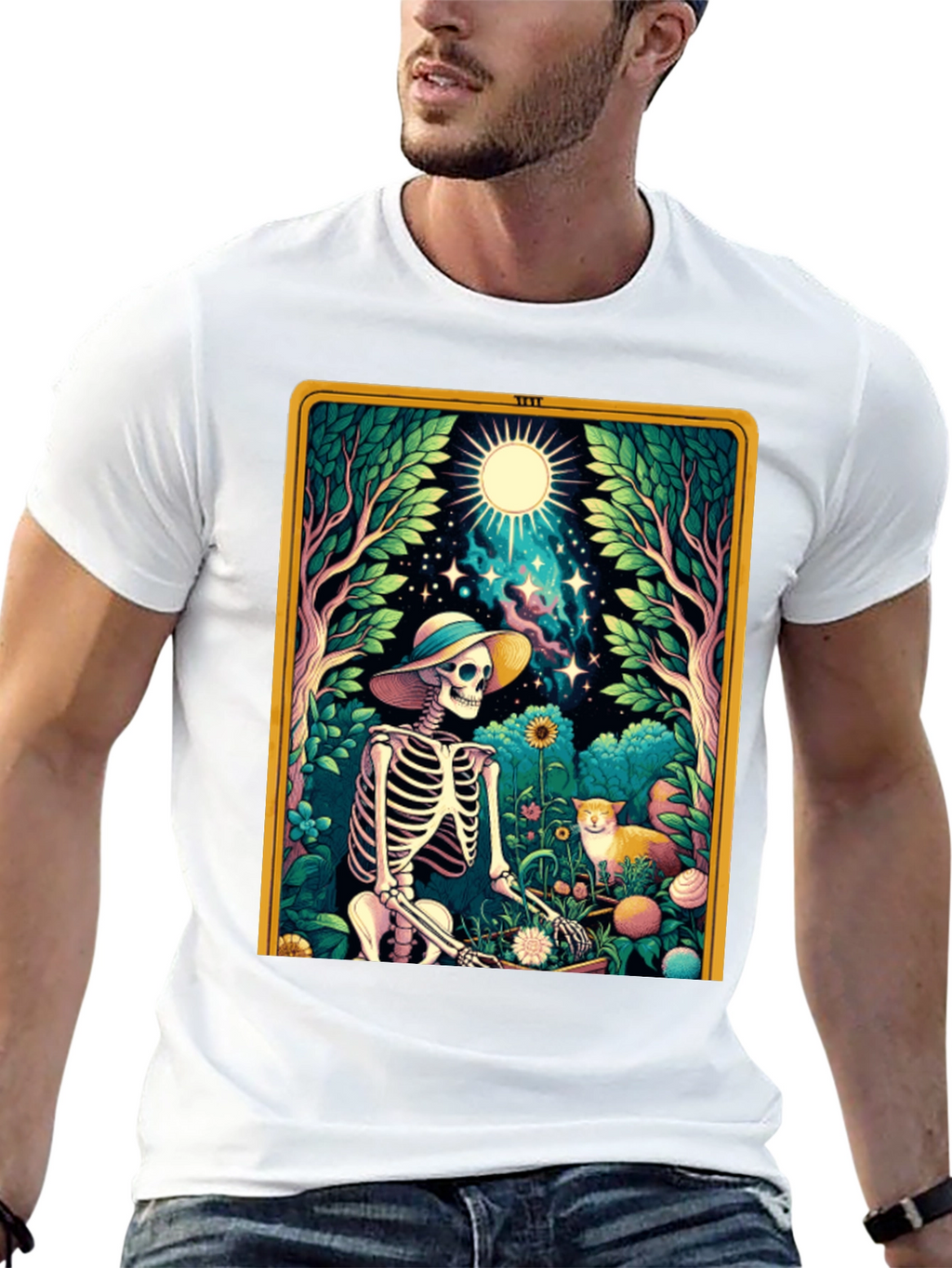 Skeleton Gardener Graphic Tee