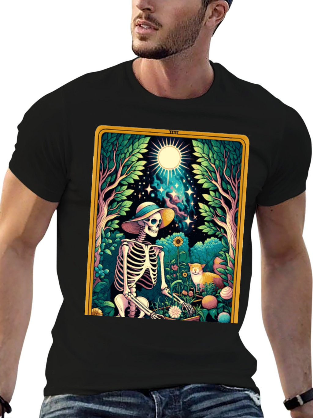 Skeleton Gardener Graphic Tee
