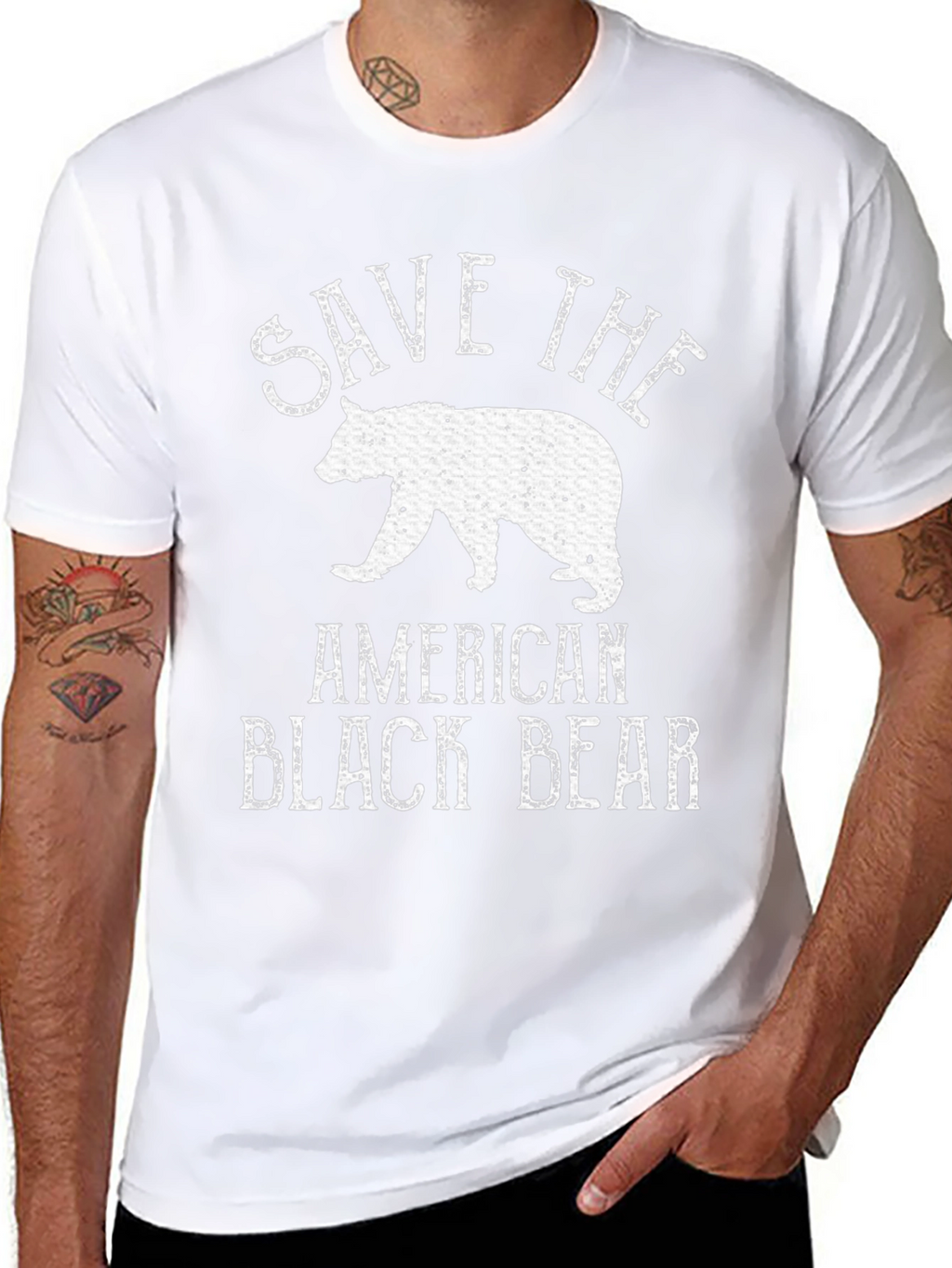 Save The American Black Bear Graphic Tee