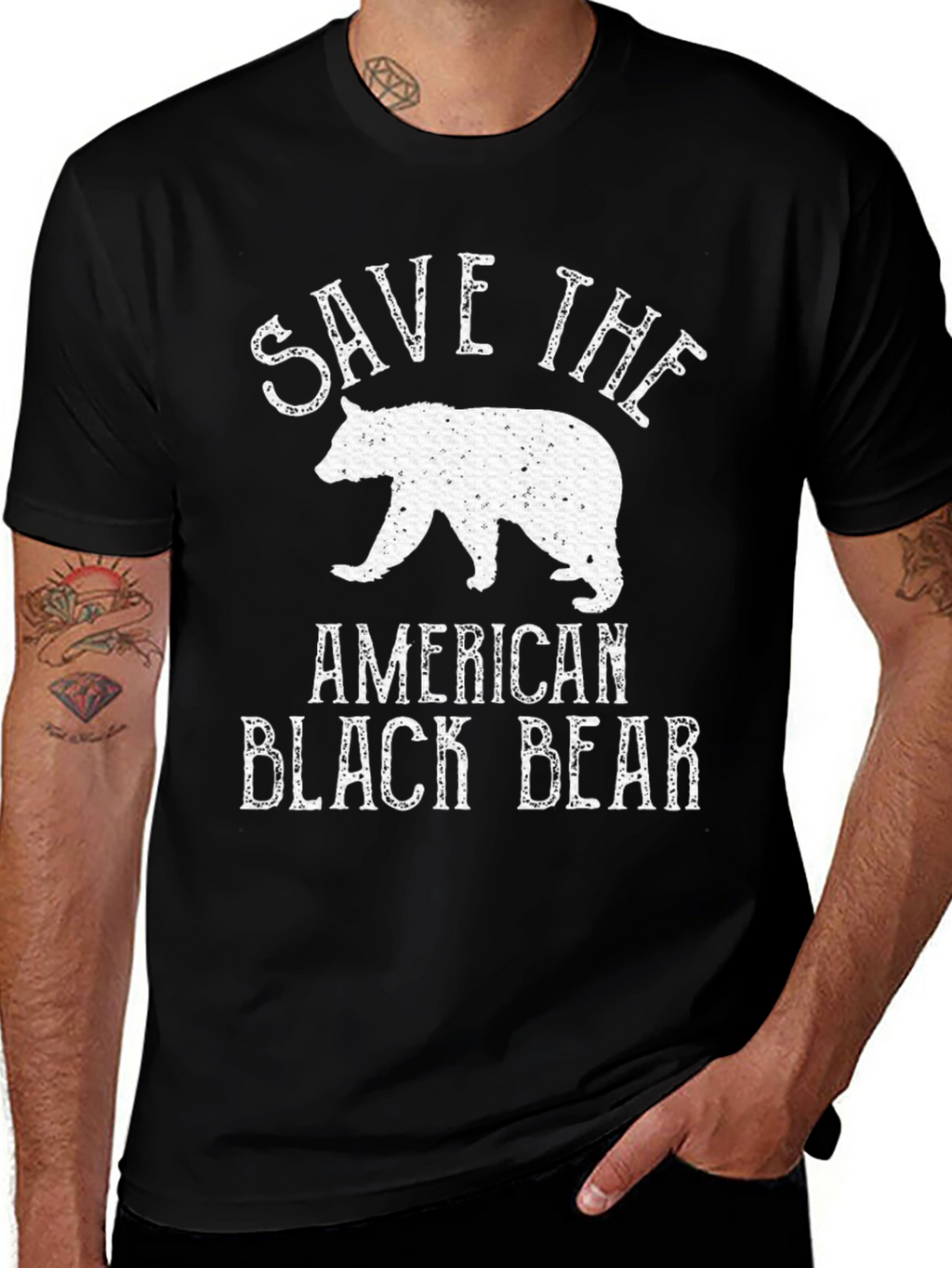 Save The American Black Bear Graphic Tee