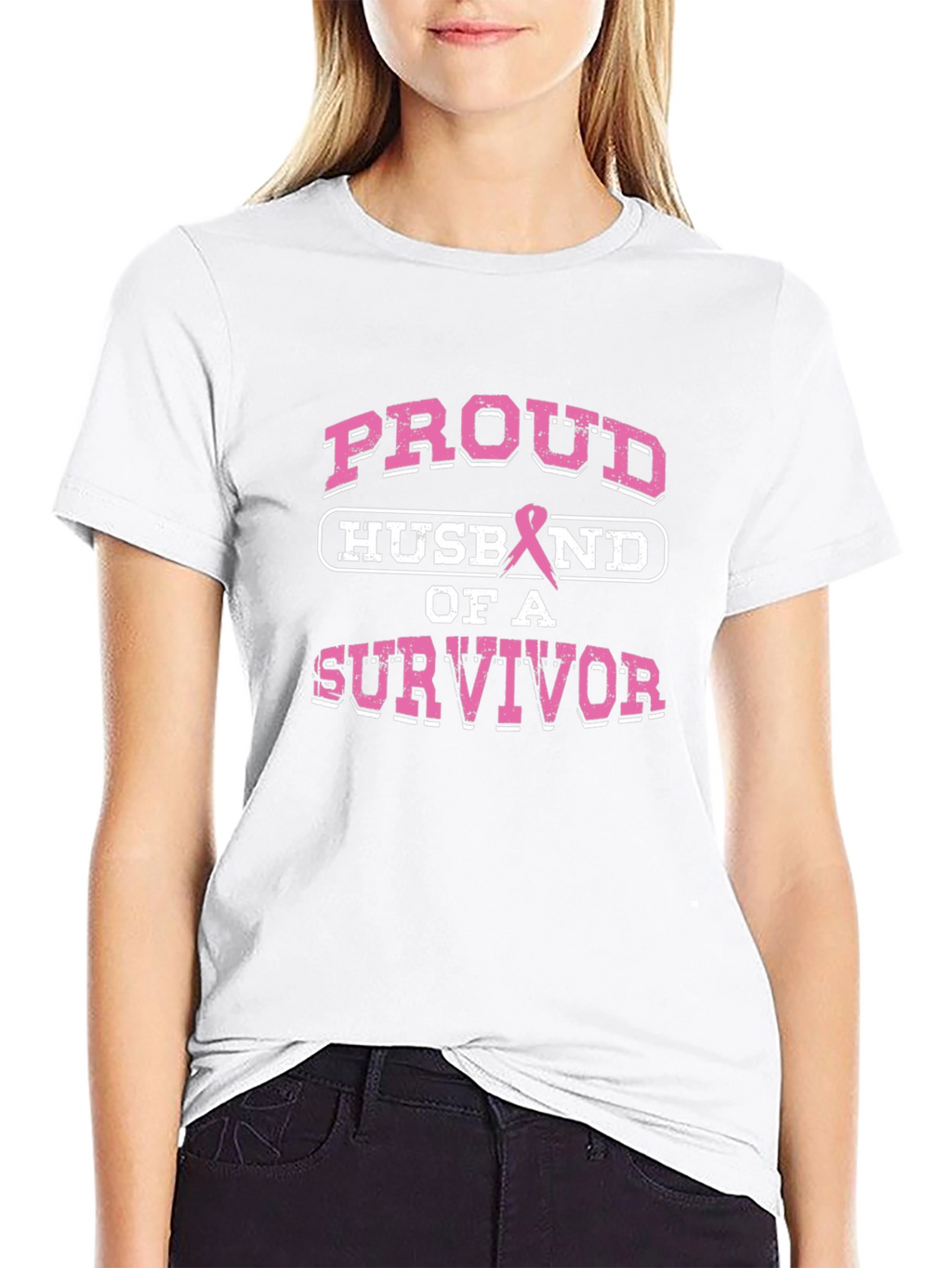 Proud Husband of a Survivor T-Shirt