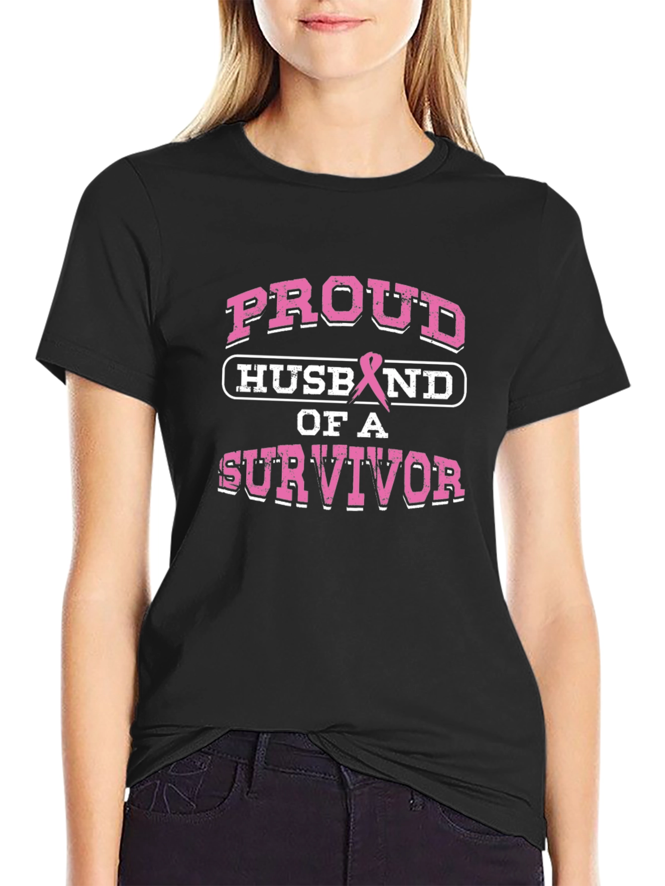 Proud Husband of a Survivor T-Shirt