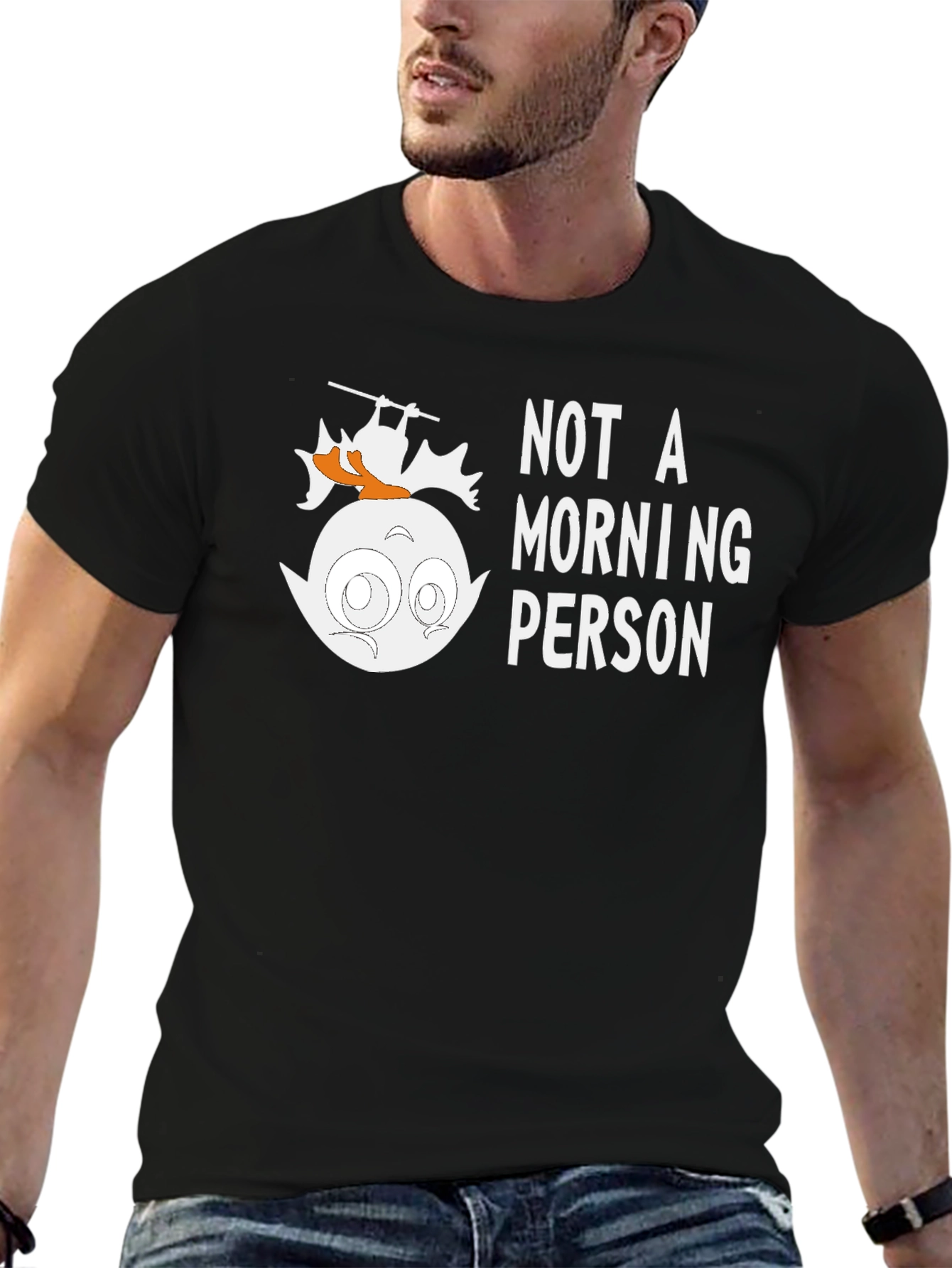 Not A Morning Person T-Shirt - Funny Vampire Design