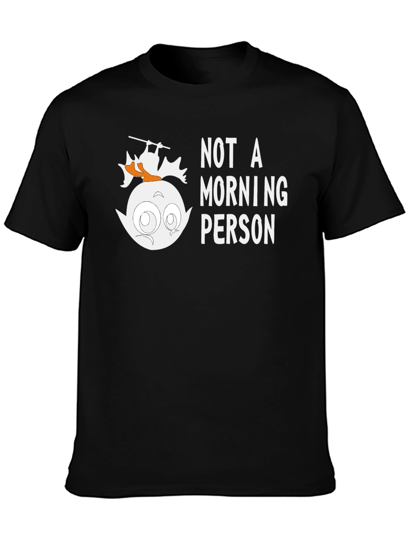 Not A Morning Person T-Shirt - Funny Vampire Design