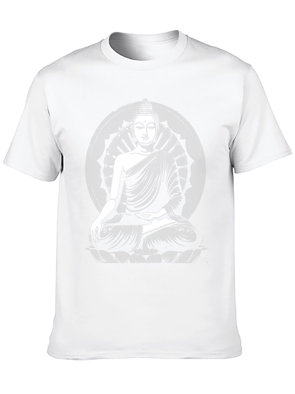 Buddha Graphic Black T-Shirt - Meditative Style