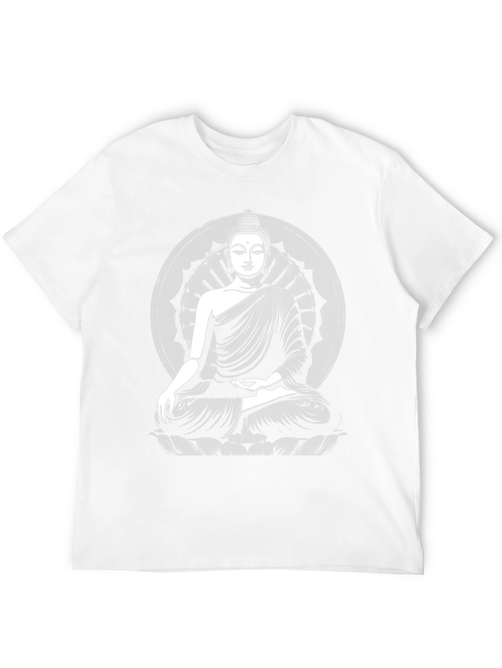 Buddha Graphic Black T-Shirt - Meditative Style